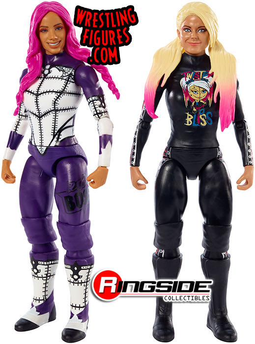 Sasha Banks vs. Alexa Bliss - Mattel Wwe (WWE Battle Packs Series 60) action figure collectible - Main Image 2