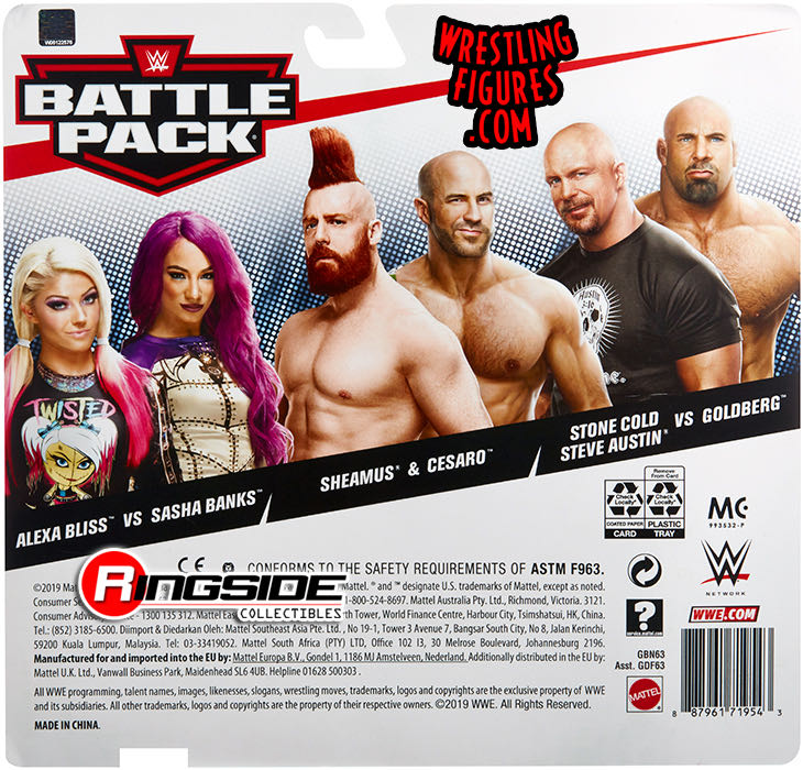 Sasha Banks vs. Alexa Bliss - Mattel Wwe (WWE Battle Packs Series 60) action figure collectible - Main Image 4