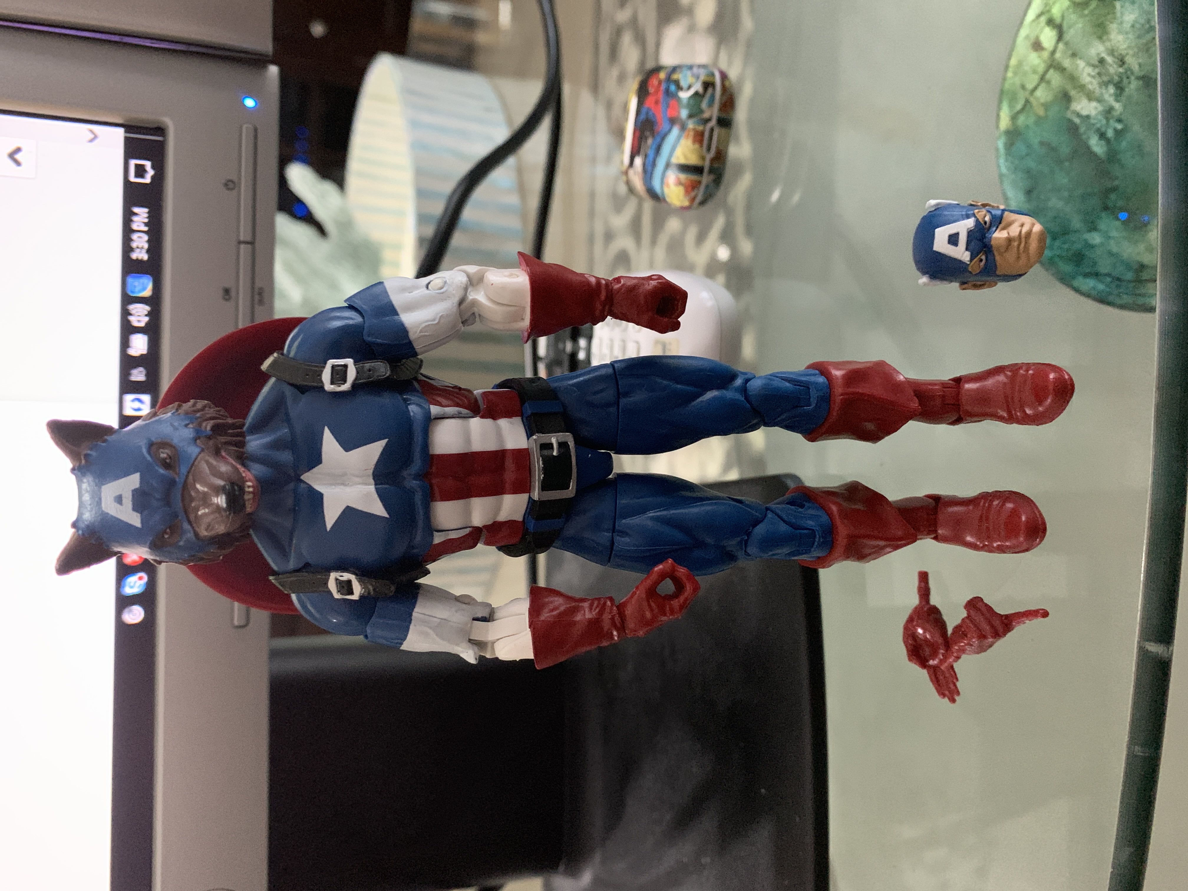 Marvel Legends Wolf Captain America - Hasbro (Marvel Legends - Onslaught) action figure collectible - Main Image 1