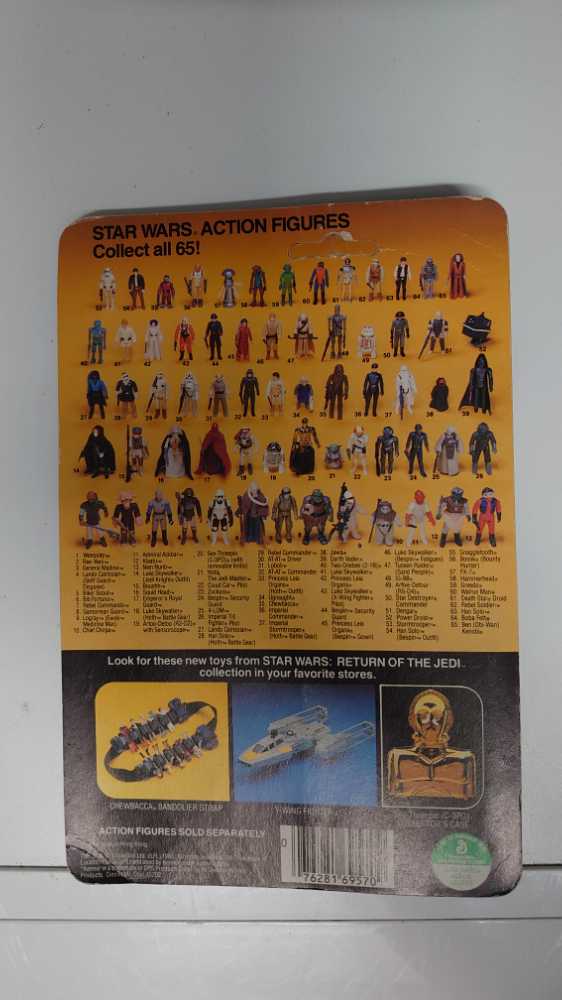 Star Wars ROJ: General Madine - Kenner (Hong Kong COO 1 (Flesh moulded hea) missing staff) action figure collectible [Barcode 076281695709] - Main Image 2