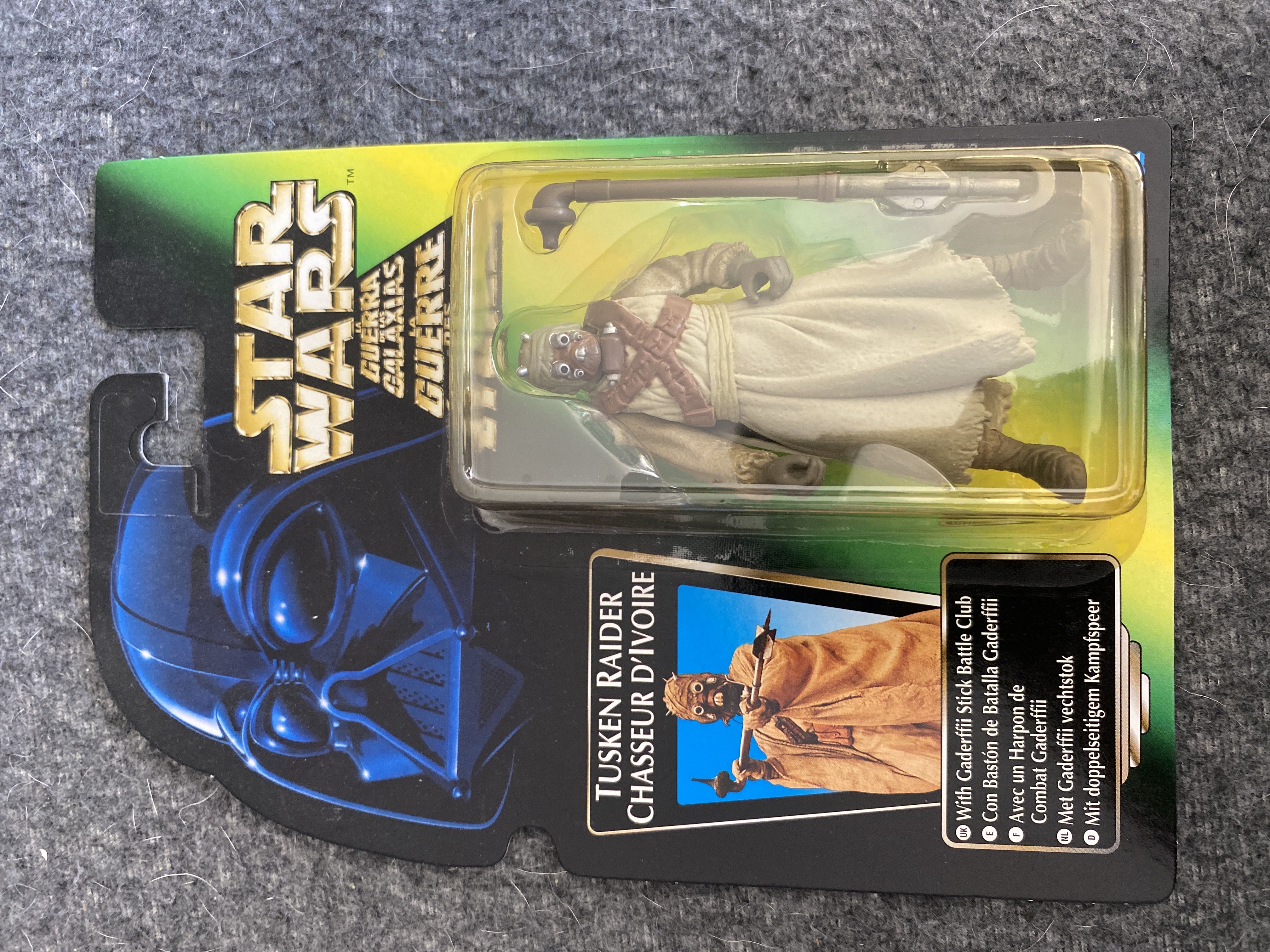 Carded Signed. The Power Of The Force. POTF - Tusken Raider - Tri-Logo - Green Card. Signed Peter Diamond. - Kenner (1. Star Wars) action figure collectible [Barcode 5023117381706] - Main Image 2