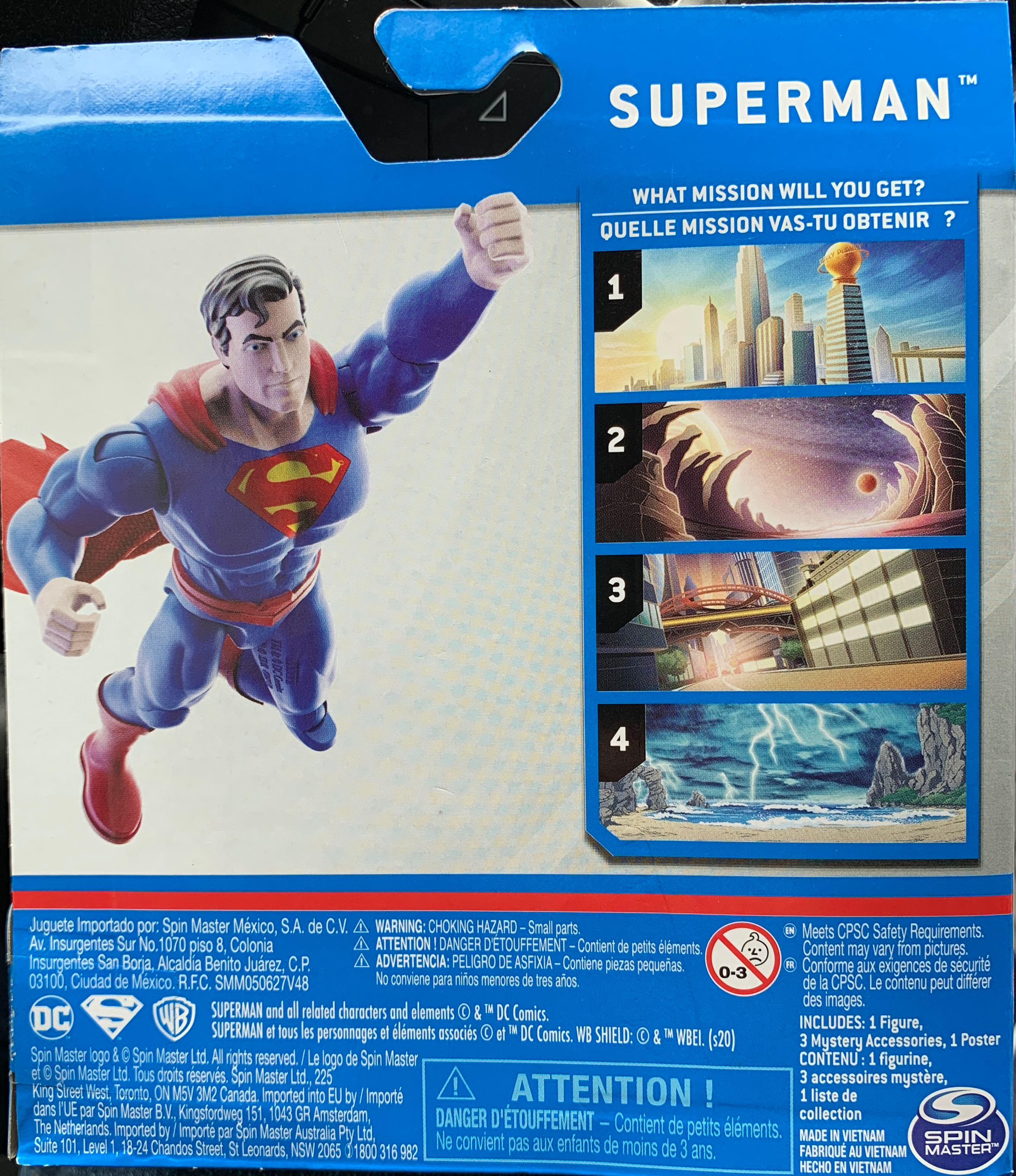 Superman - Spin Master (Superman) action figure collectible [Barcode 778988303009] - Main Image 2