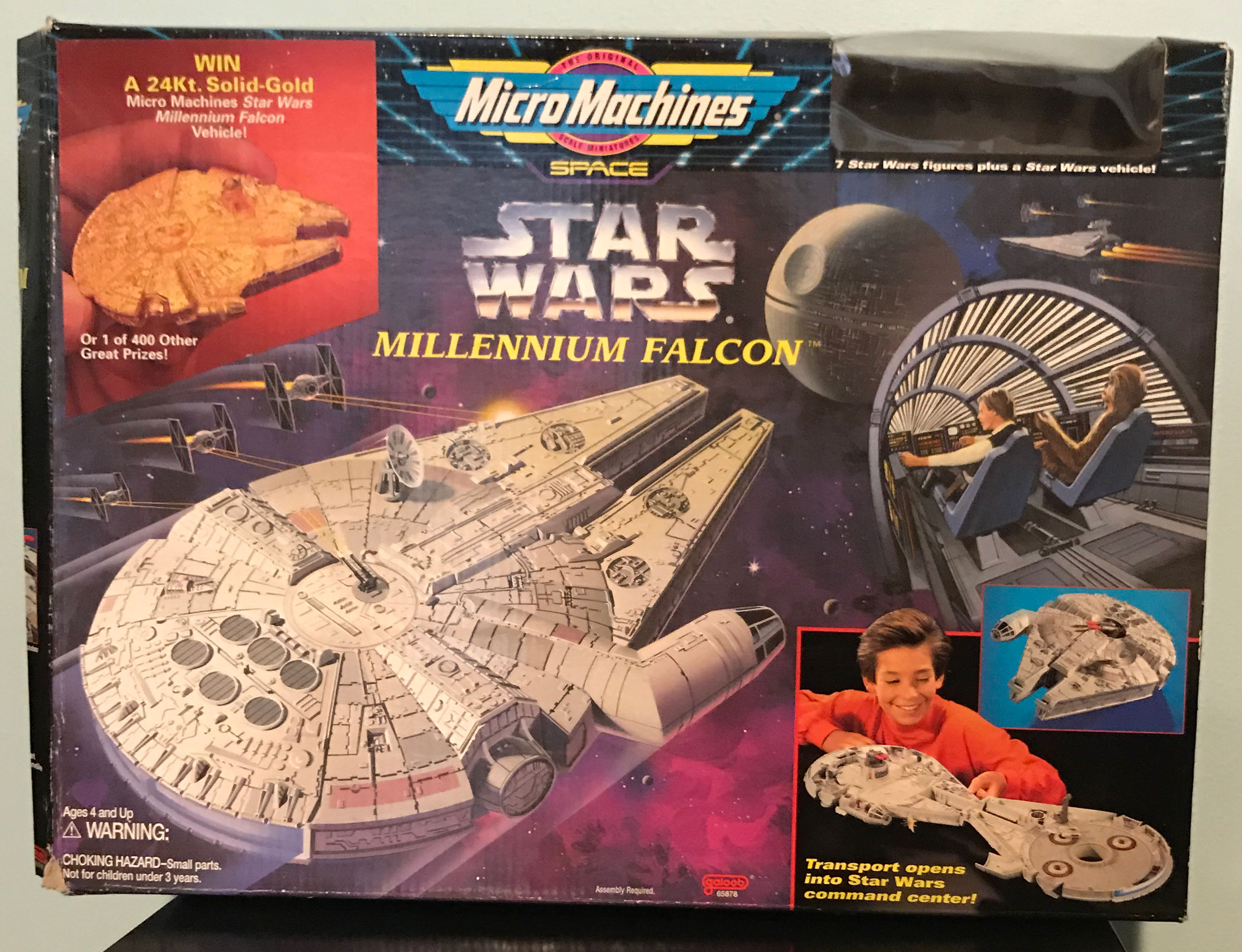 Micro Machines Star Wars Millenium Falcon - Galoob (Micro Machines) action figure collectible [Barcode 047246658787] - Main Image 2