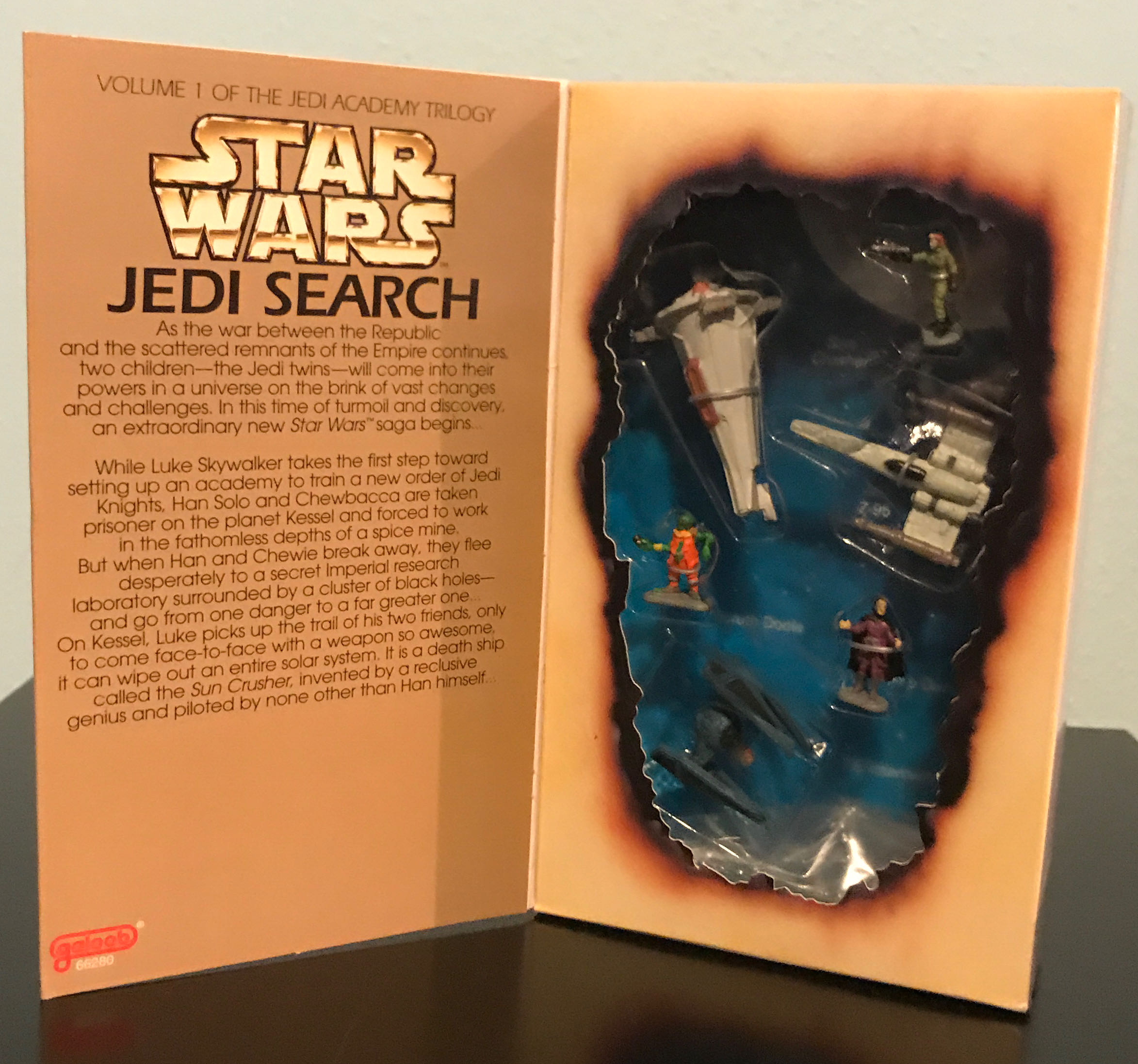 Jedi Search Set (Moruth Doole, Admiral Daala, Kyp Durron, TIE Interceptor & Sun Crusher) - Galoob (Micro Machines - Star Wars) action figure collectible [Barcode 047246662821] - Main Image 2