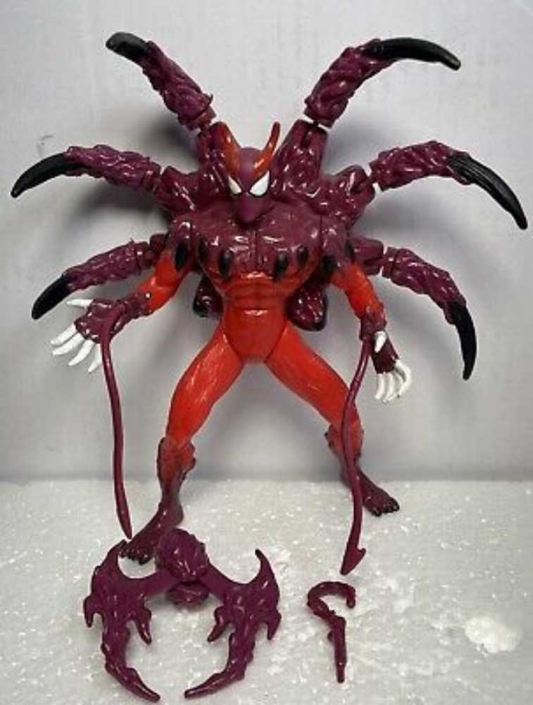 Toybiz Spider-Man Venom Planet Of The Symbiotes Hybrid Red - Toy Biz (Marvel: Venom: Planet of the Symbiotes: 6”) action figure collectible [Barcode 035112472421] - Main Image 3
