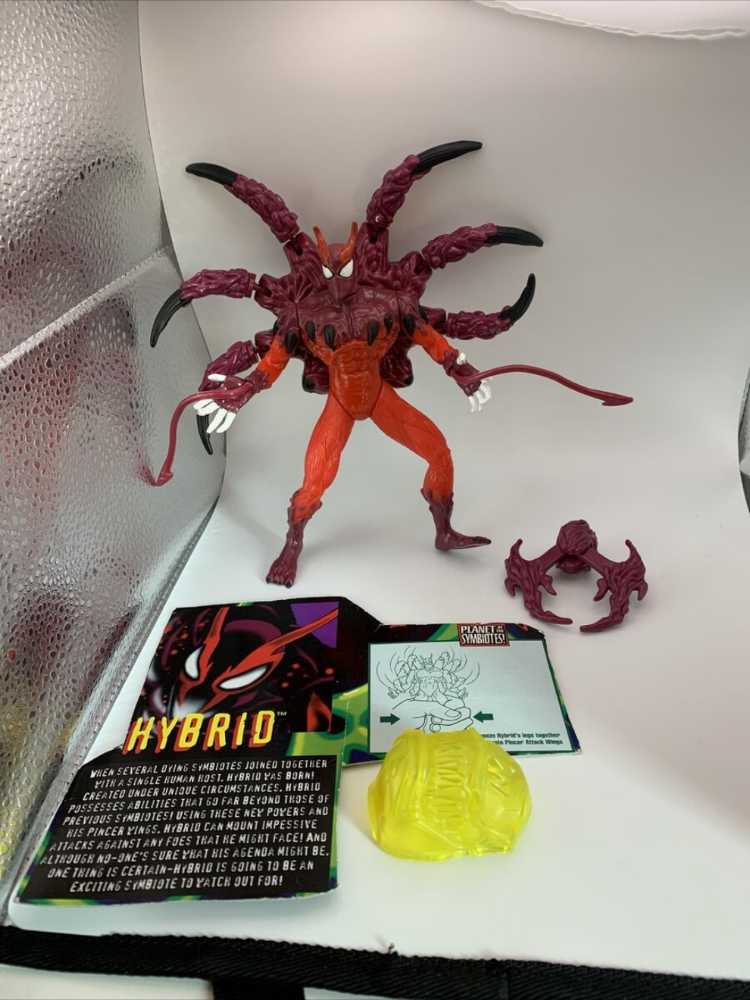 Toybiz Spider-Man Venom Planet Of The Symbiotes Hybrid Red - Toy Biz (Marvel: Venom: Planet of the Symbiotes: 6”) action figure collectible [Barcode 035112472421] - Main Image 4