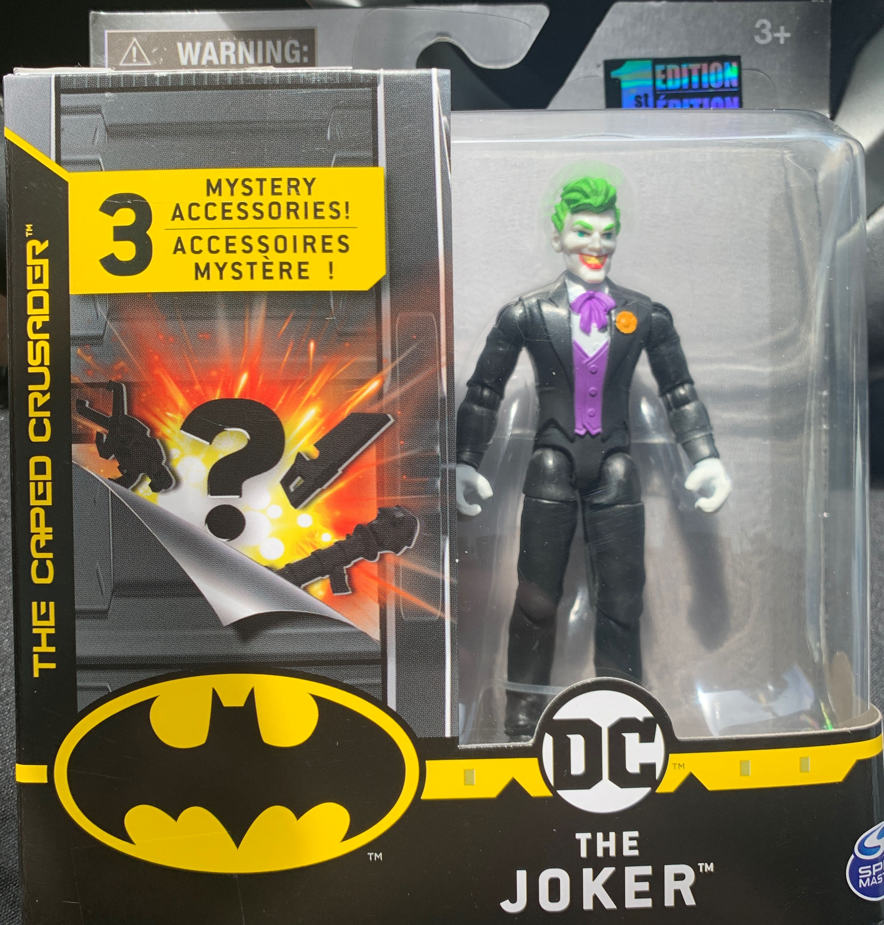 The Joker - Spin Master (The Caped Crusader) action figure collectible [Barcode 778988165140] - Main Image 3