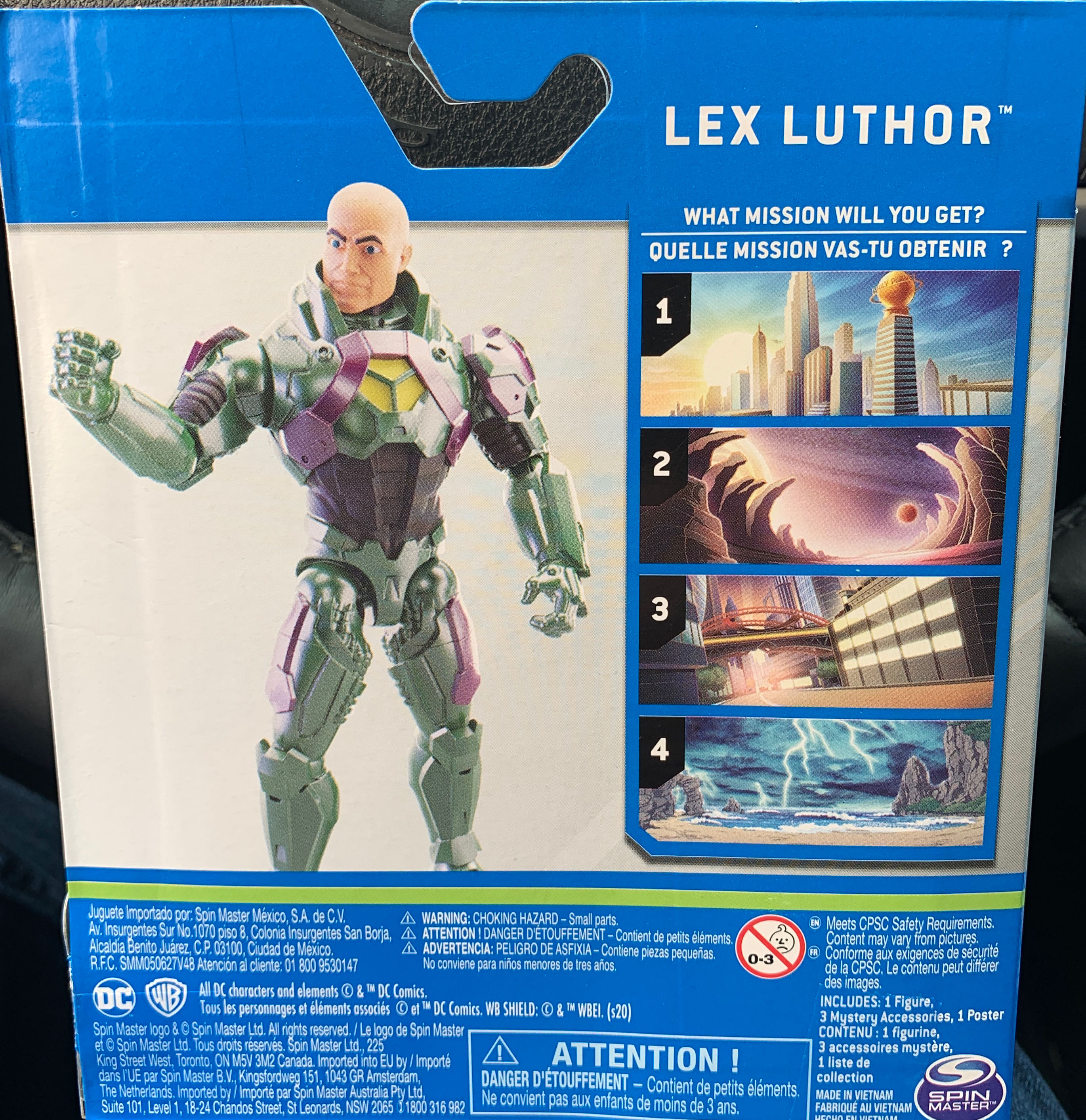 DC Comics Heroes Unite Series LEX LUTHOR - Spin Master (DC Comics) action figure collectible [Barcode 778988304693] - Main Image 2