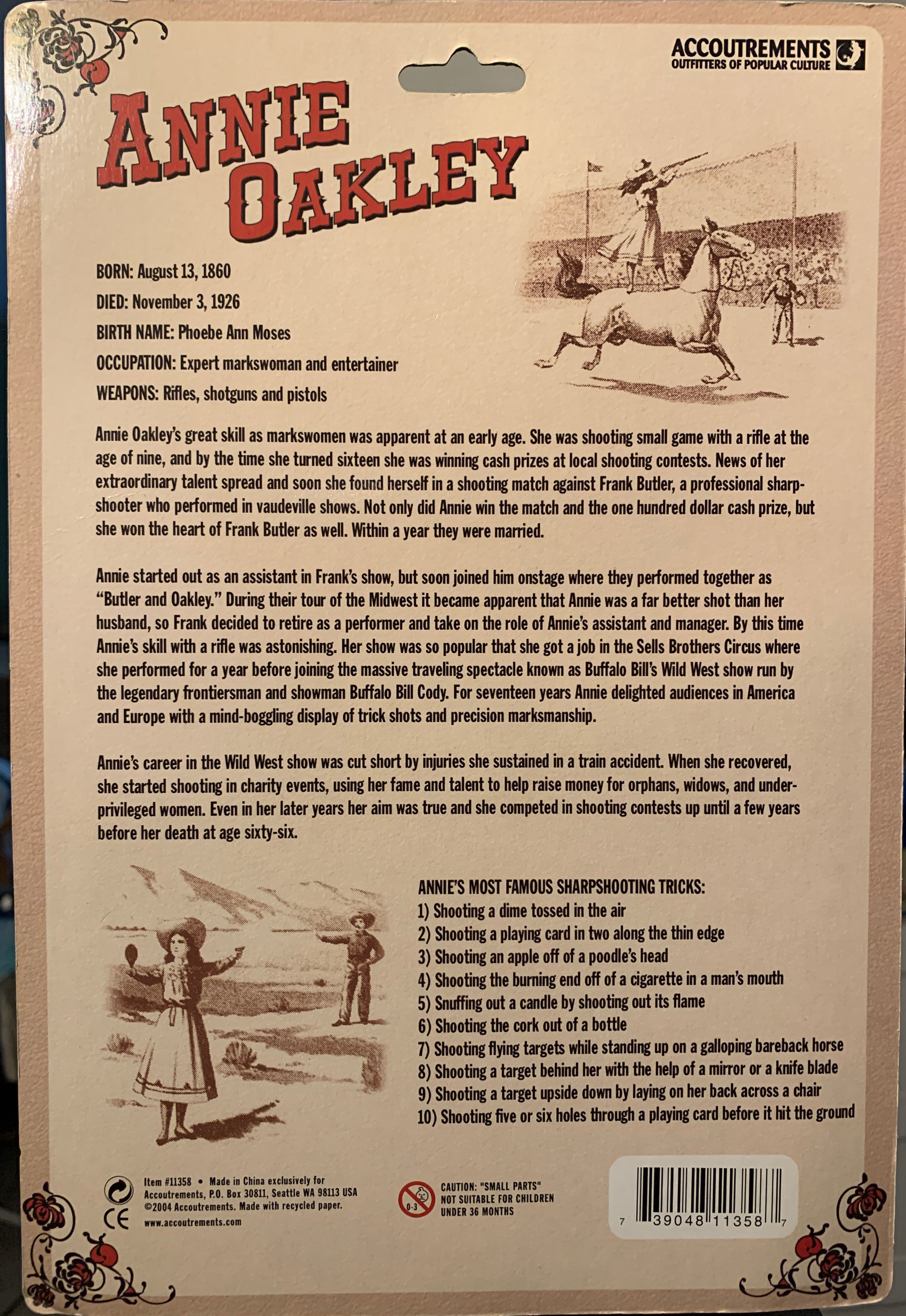 Annie Oakley - Accoutrements action figure collectible [Barcode 739048113587] - Main Image 2