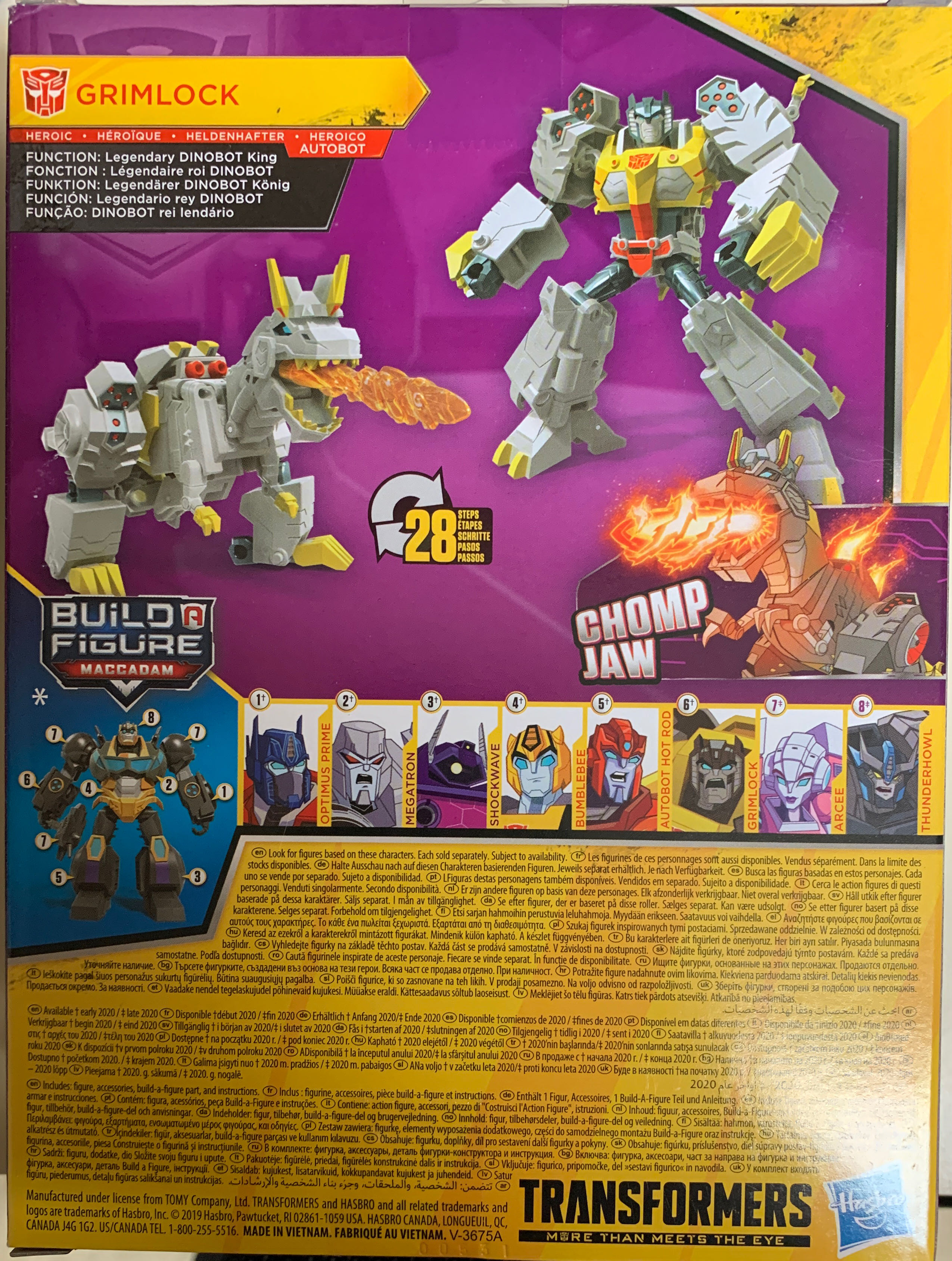 Bumblebee Transformers #6. Grimlock - Hasbro (Transformers: Bumblebee) action figure collectible [Barcode 5010993644070] - Main Image 2