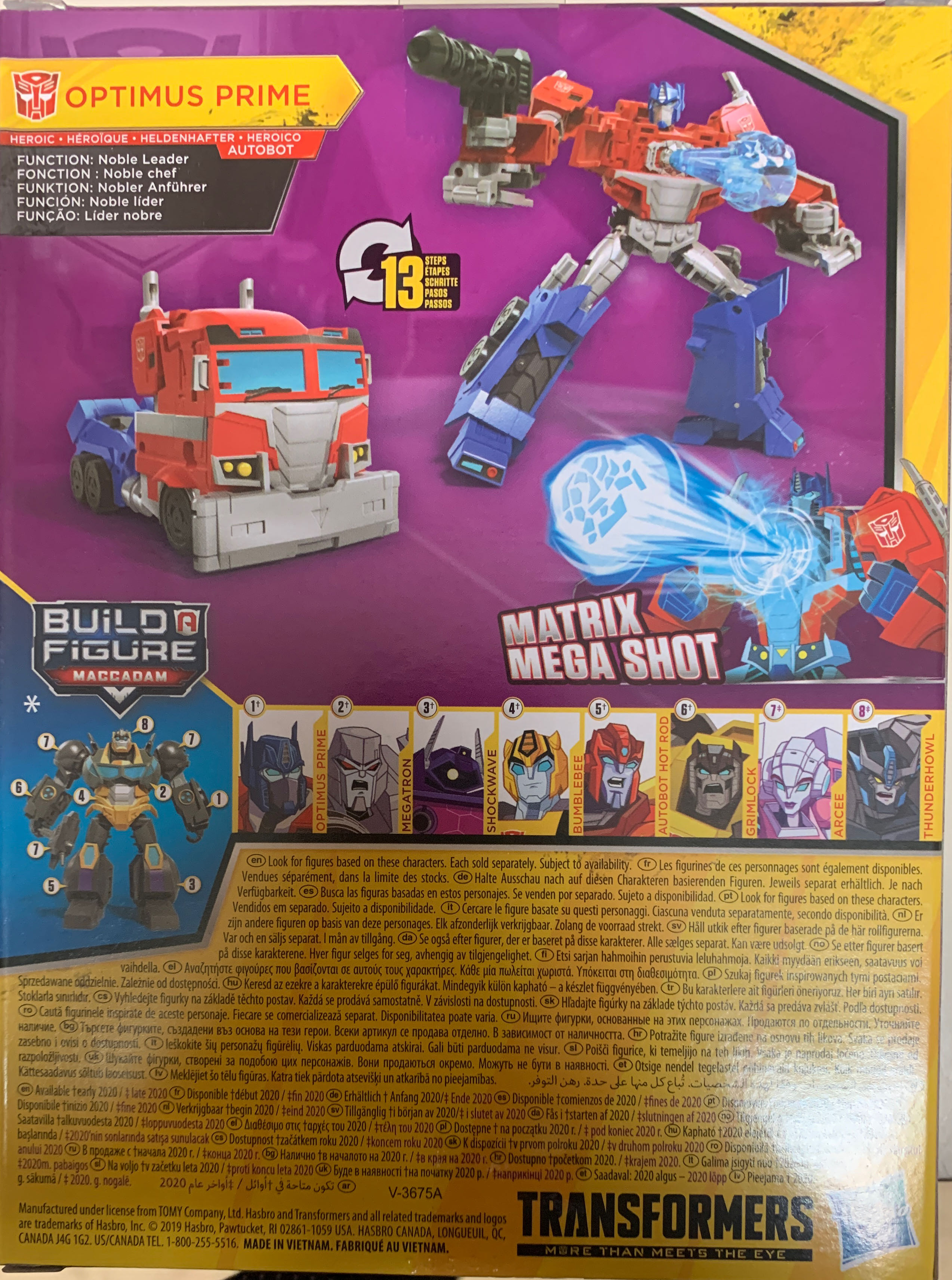 Optimus Prime - Hasbro (Transformers Bumblebee) action figure collectible [Barcode 5010993633913] - Main Image 2