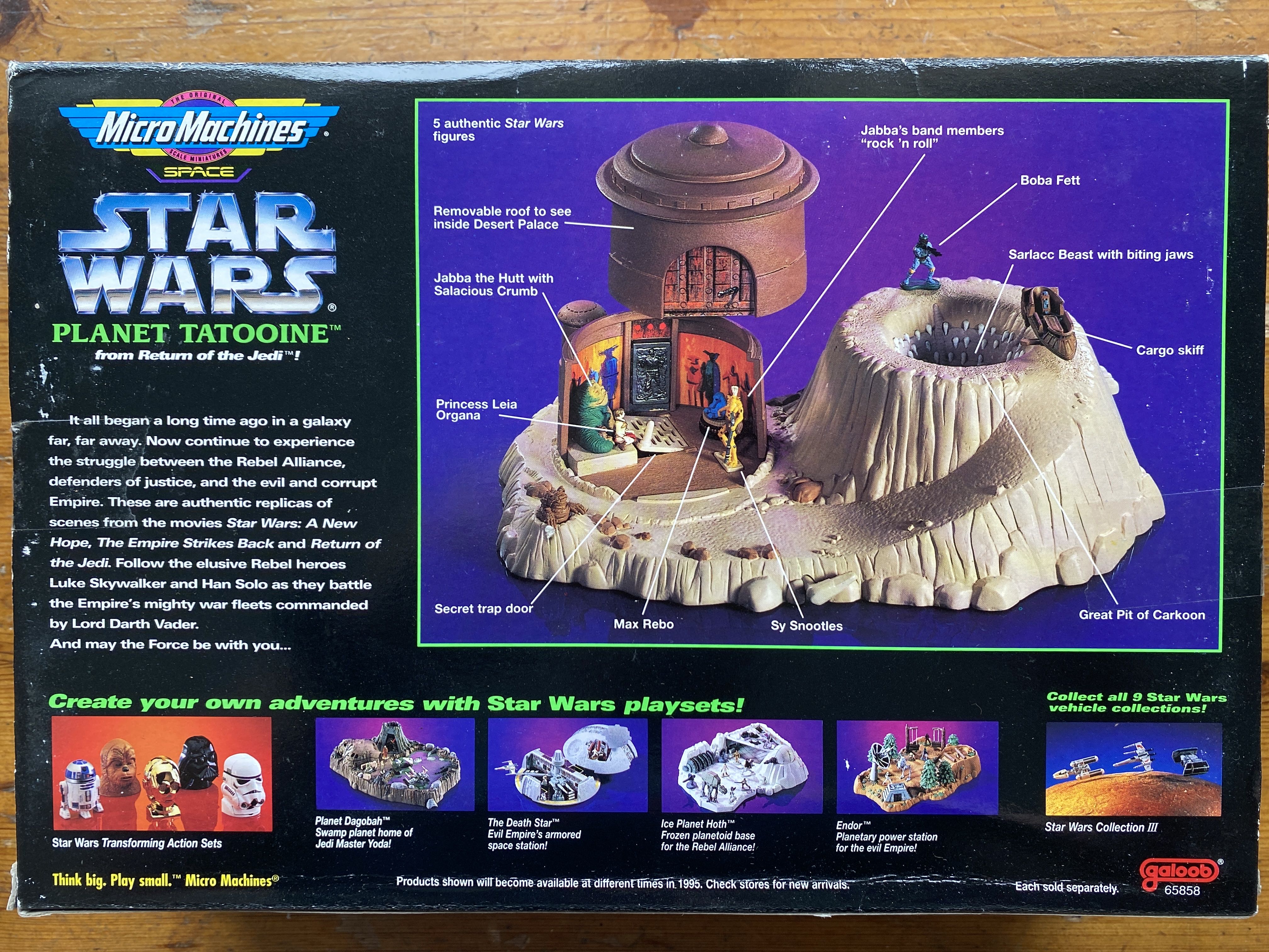 Star Wars: Micro Machines (Playset) - Galoob toys (Planet Tatooine) action figure collectible [Barcode 047246658589] - Main Image 2
