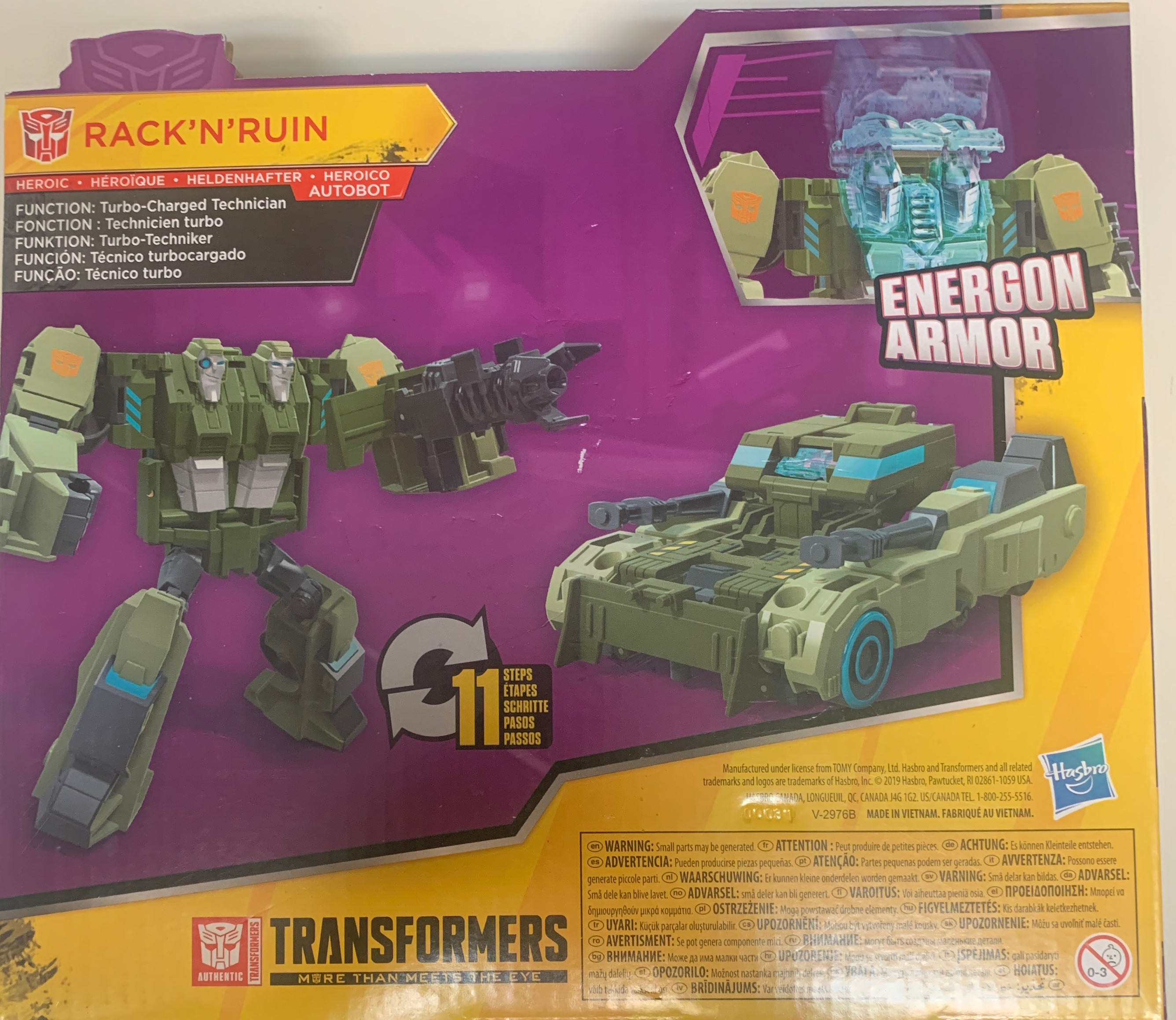 Bumblebee Cyberverse Adventures Rack ‘N ‘Ruin - Hasbro (Transformers: Bumblebee) action figure collectible [Barcode 630509893980] - Main Image 2