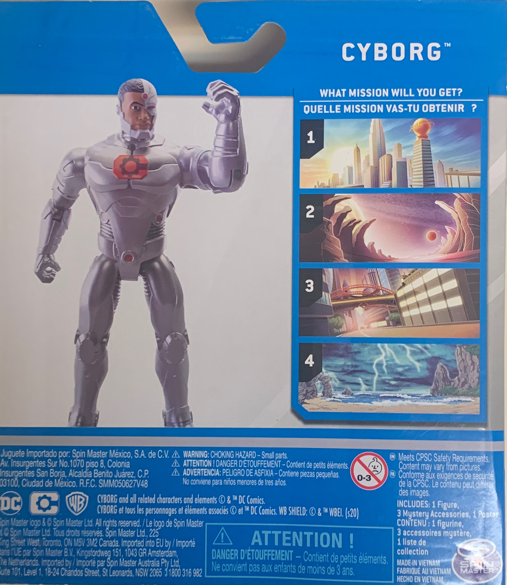 Cyborg - Spin Master (Cyborg) action figure collectible [Barcode 778988294055] - Main Image 2