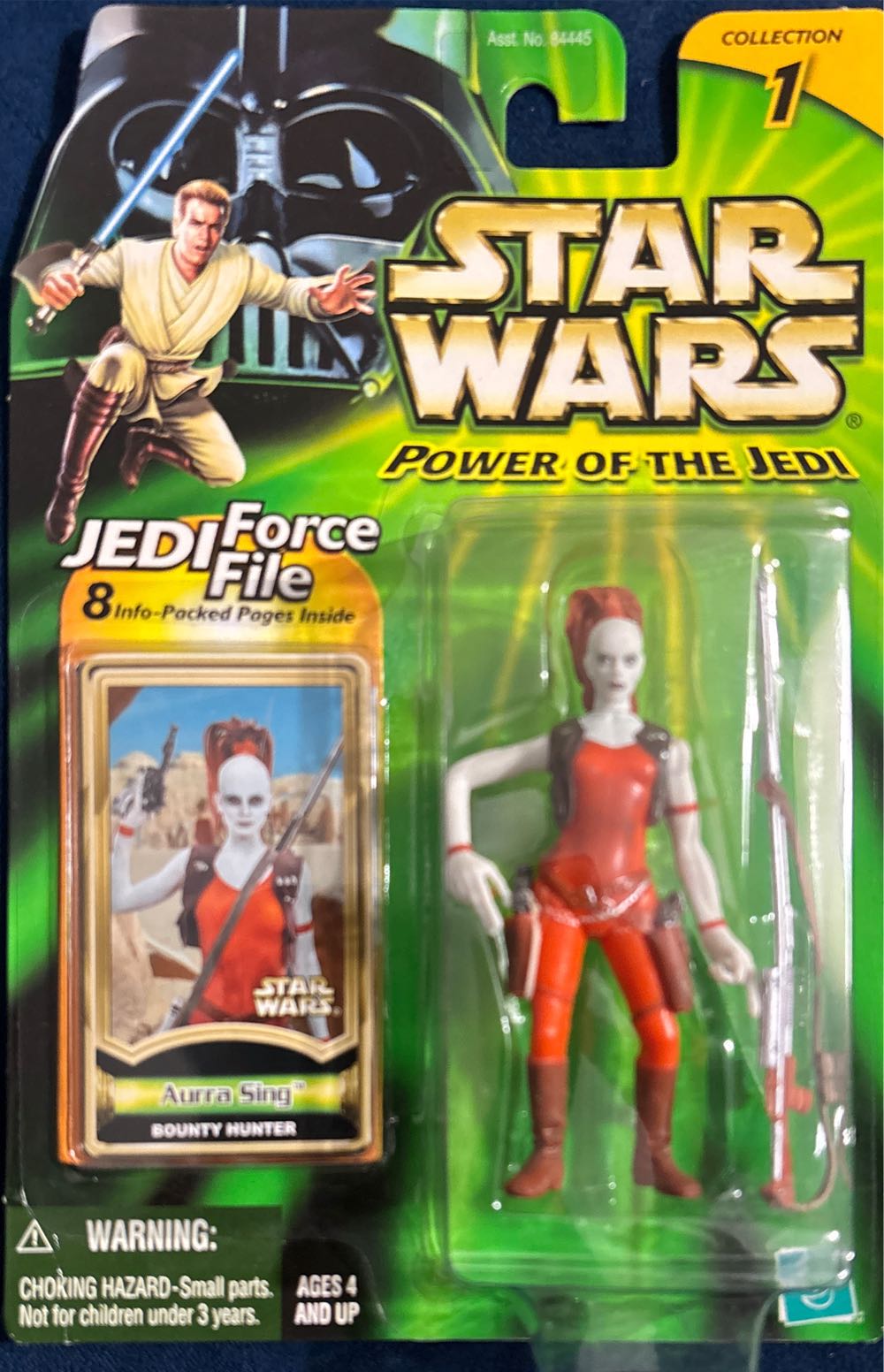 Aurra Sing (Bounty Hunter) - Hasbro (The Phantom Menace) action figure collectible [Barcode 076930845844] - Main Image 3