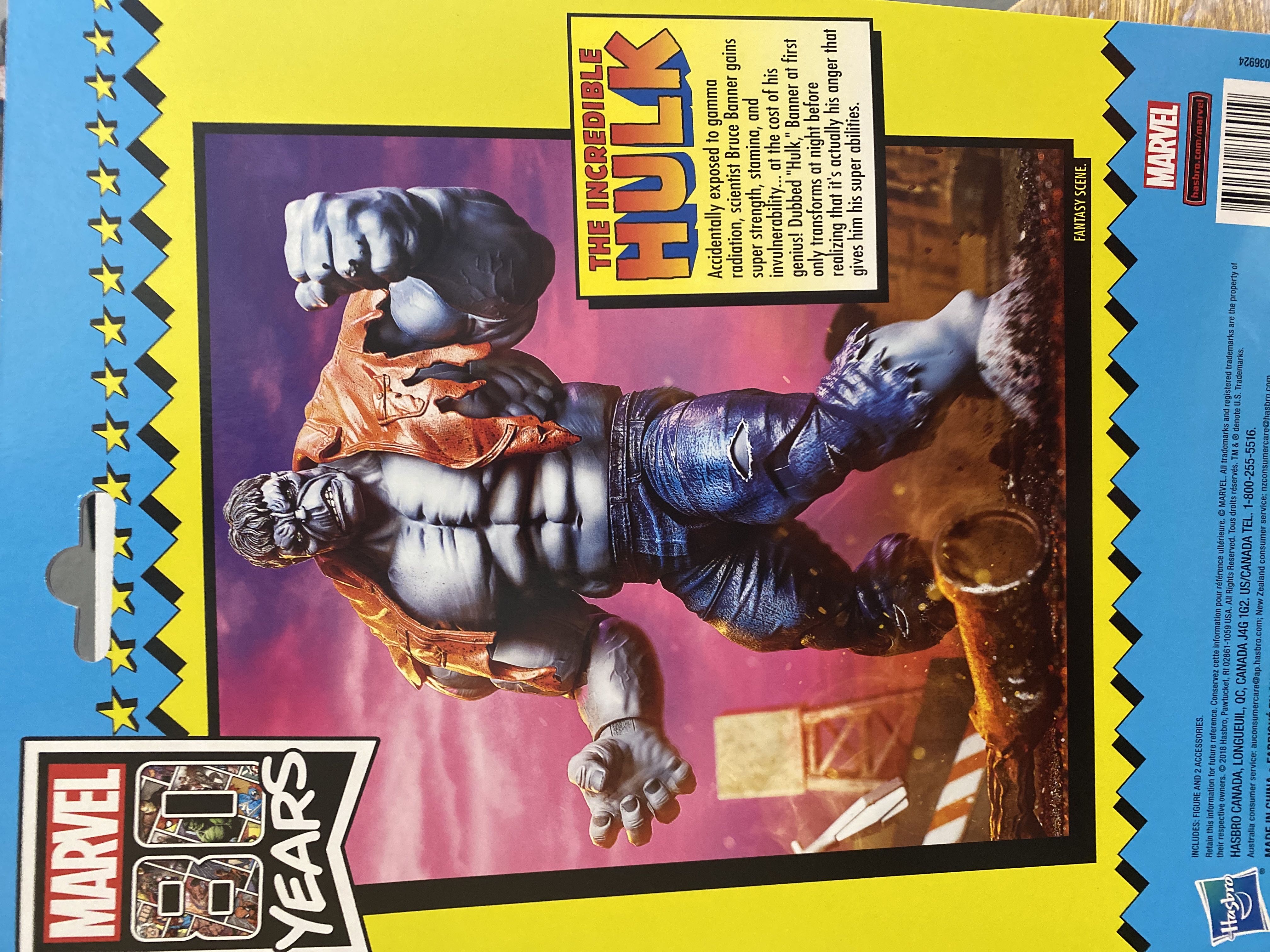 Hulk - Hasbro (Marvel Legends 80 Years) action figure collectible [Barcode 630509858019] - Main Image 3