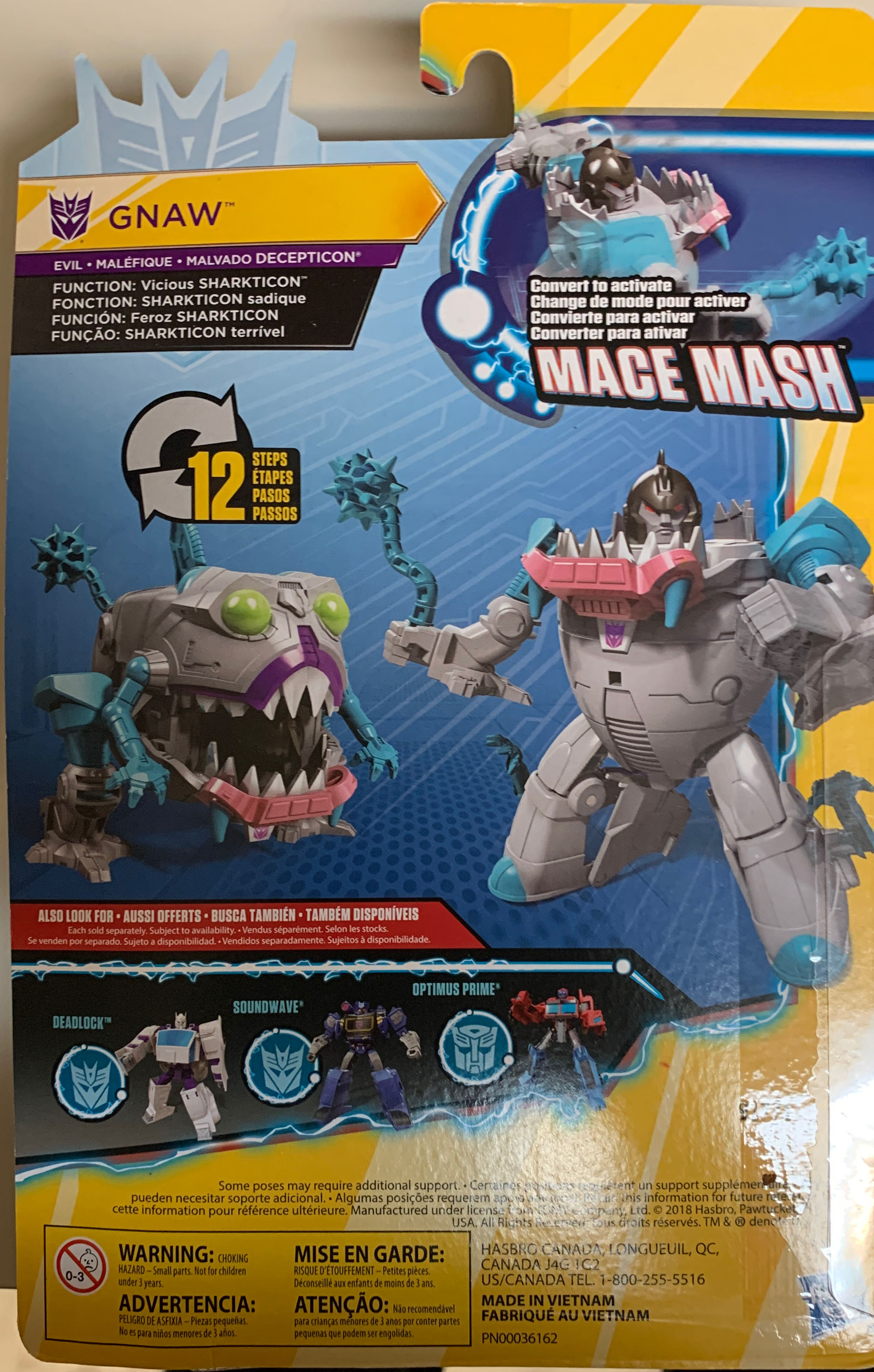 Transformers Cyberverse Gnaw - Hasbro (Transformers: Cyberverse) action figure collectible [Barcode 630509834006] - Main Image 2