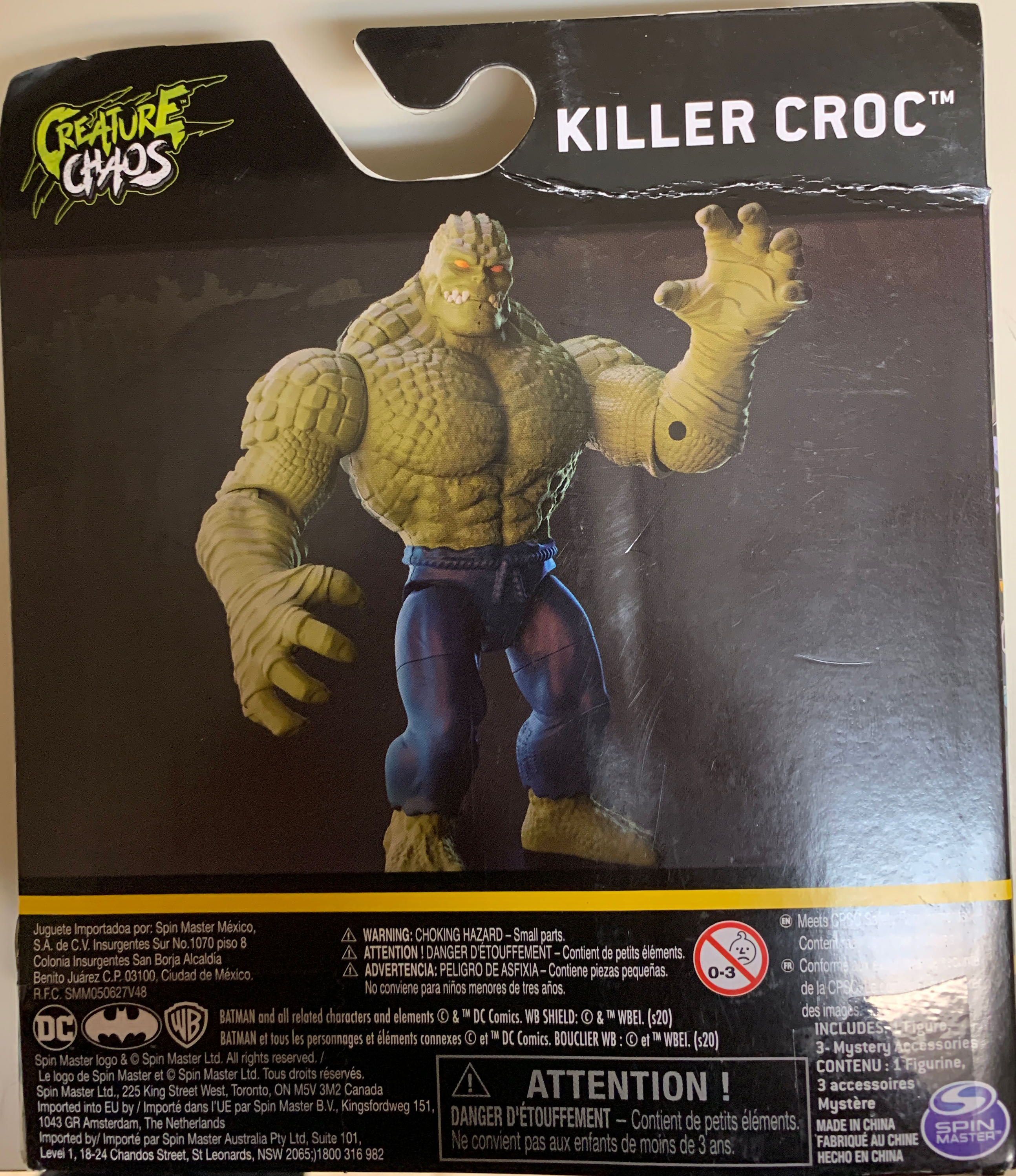 Killer Croc - Hasbro (Batman) action figure collectible [Barcode 778988188675] - Main Image 2