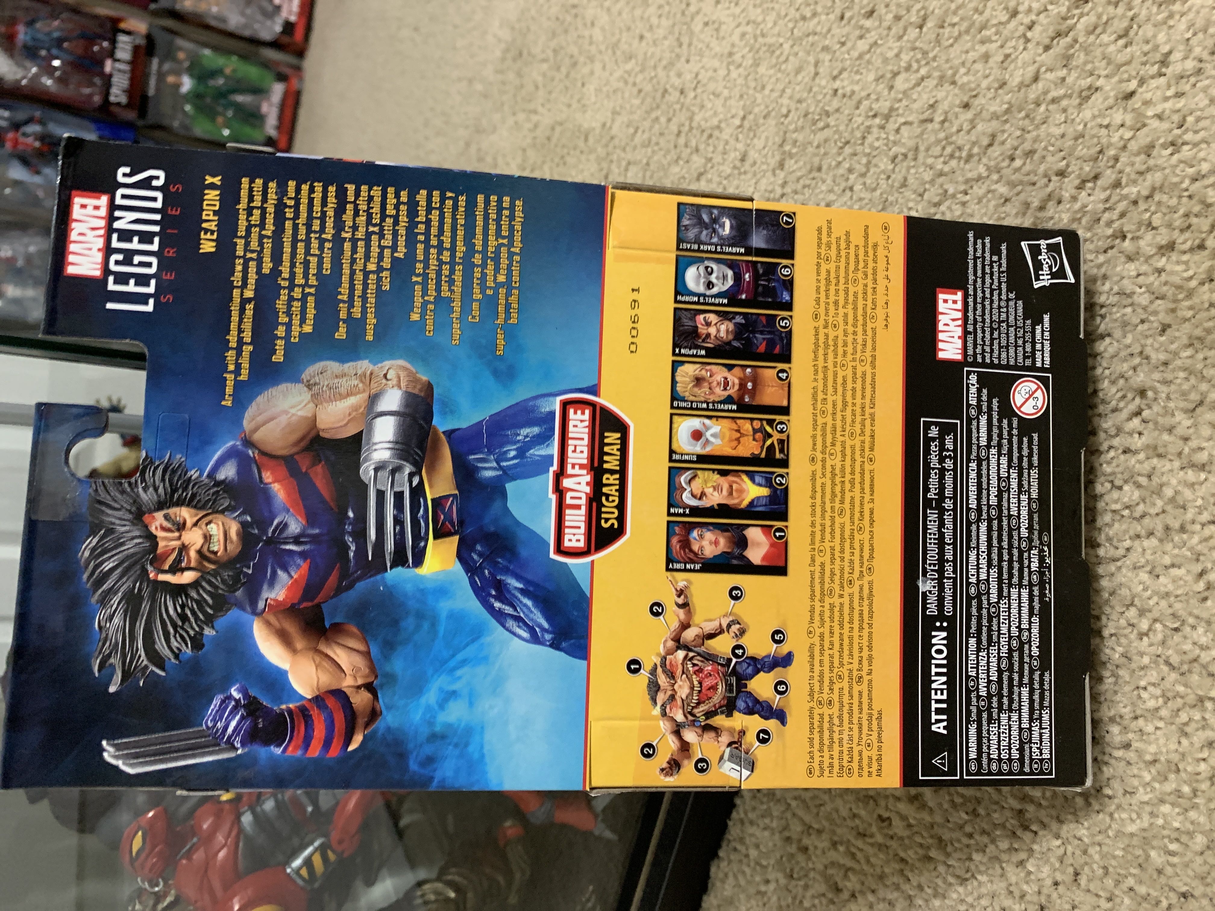 ☑️SELL Wolverine (Age of Apocalypse) - Hasbro (Sugar Man BAF Wave) action figure collectible [Barcode 5010993682270] - Main Image 2