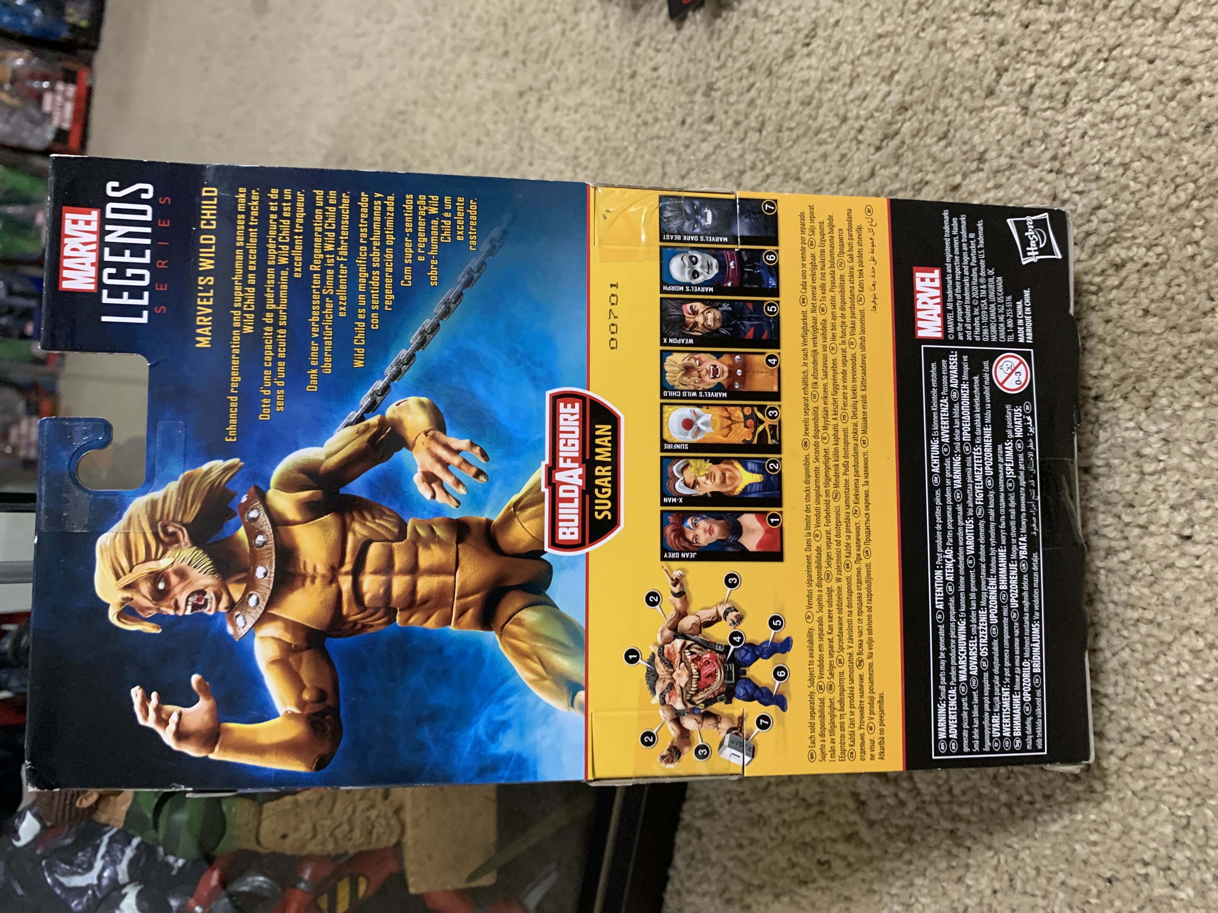 Wild Child  - Hasbro (Marvel Legends Series) action figure collectible [Barcode 5010993682324] - Main Image 2