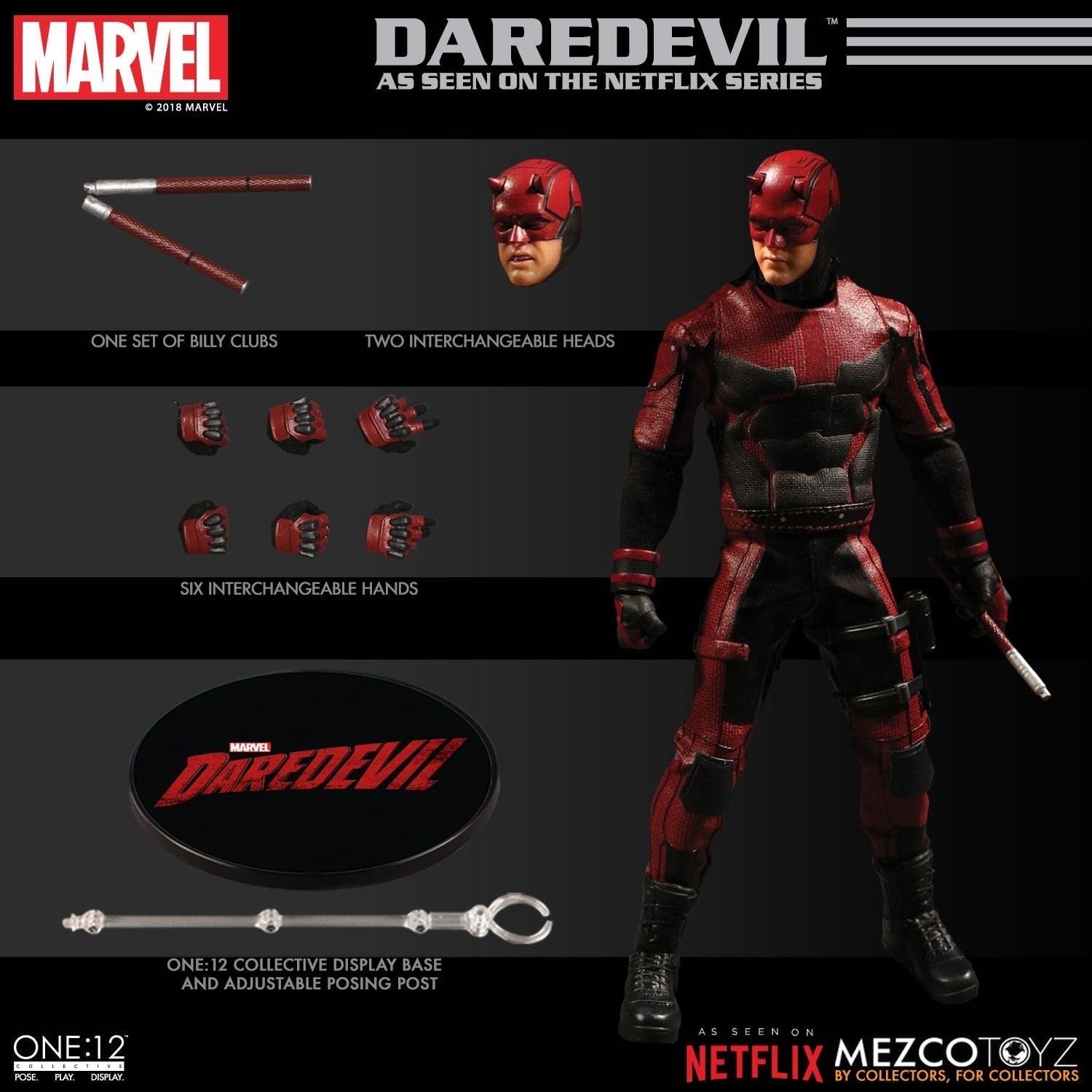 Mezco One:12 Daredevil Netflix - One:12 Collective By Mezco Toyz action figure collectible - Main Image 2