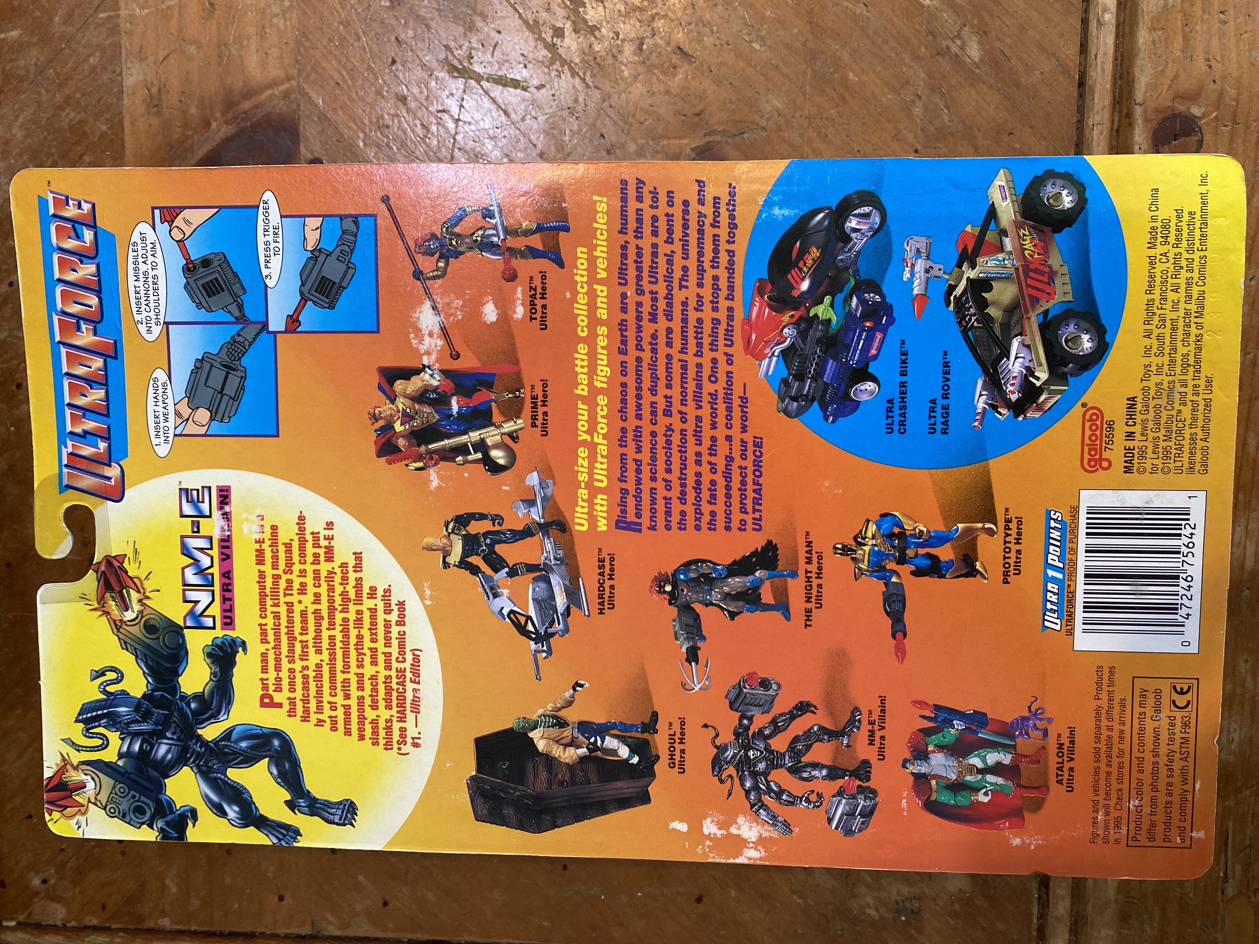 Ultraforce - Galoob toys (NM-E) action figure collectible [Barcode 047246756421] - Main Image 2