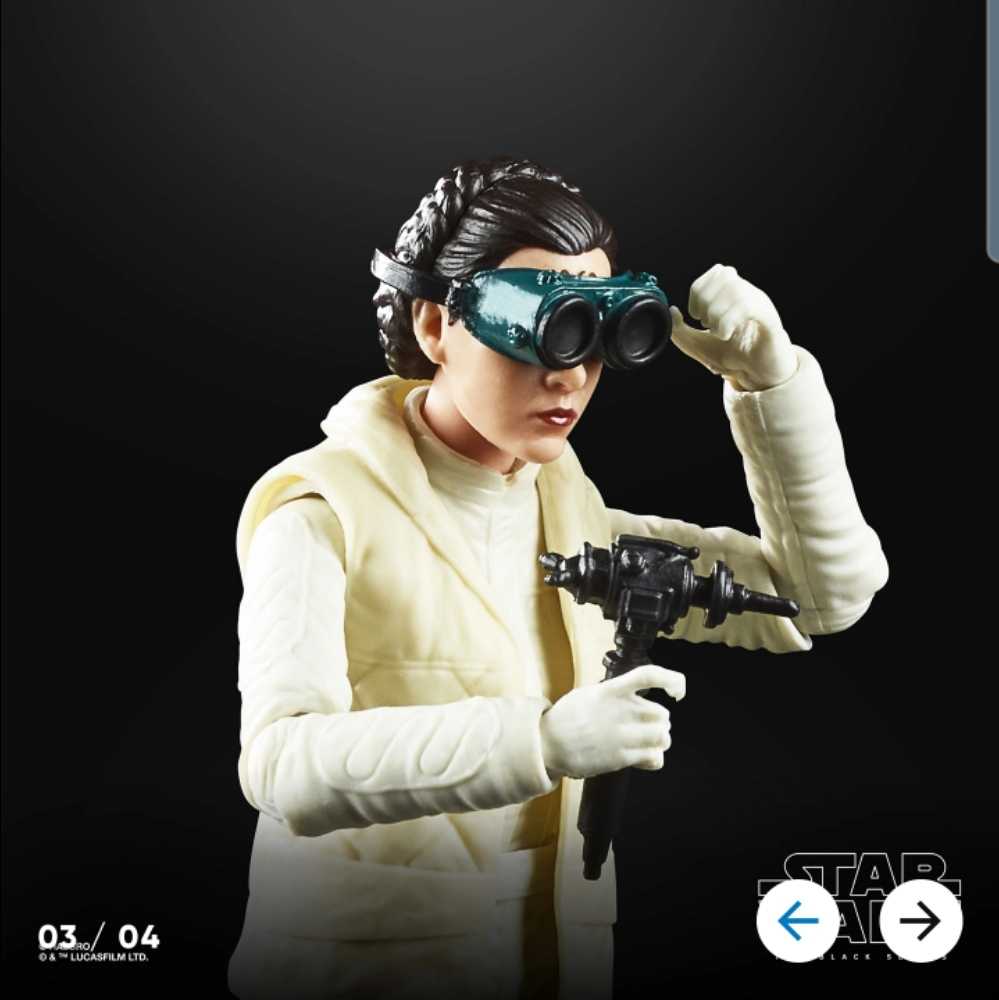 Princess Leia Organa (Hoth) - Disney / Hasbro (Black Series 6” ESB 2020: 40th Anniversary) action figure collectible [Barcode 5010993660544] - Main Image 4