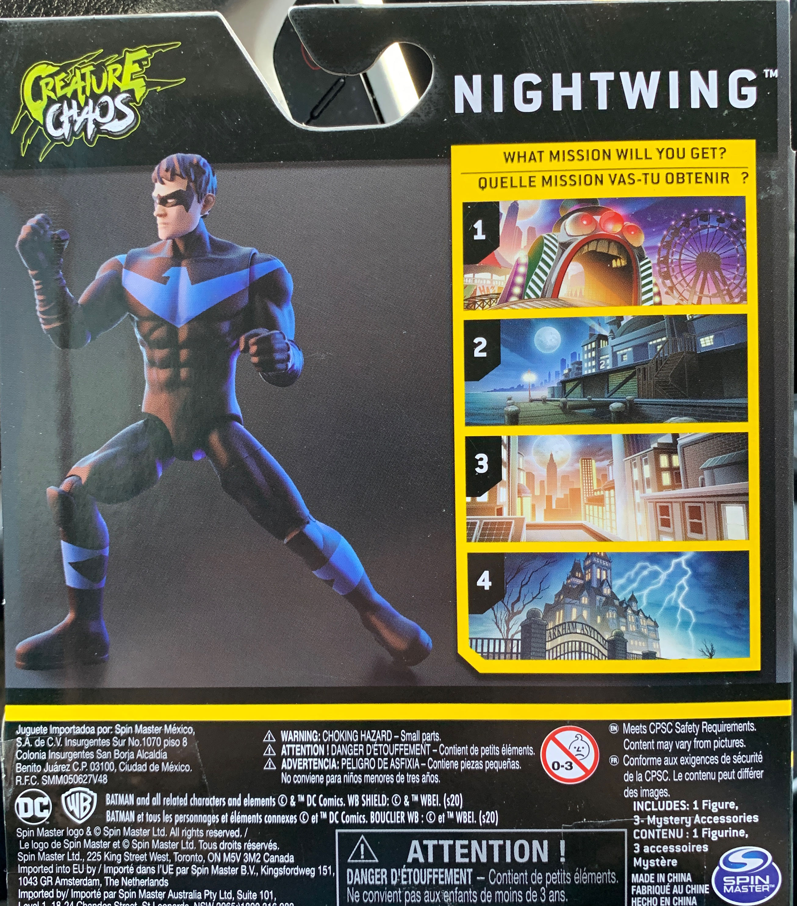 Nightwing - Spin Master (Batman (Spin Master)) action figure collectible [Barcode 778988165720] - Main Image 2