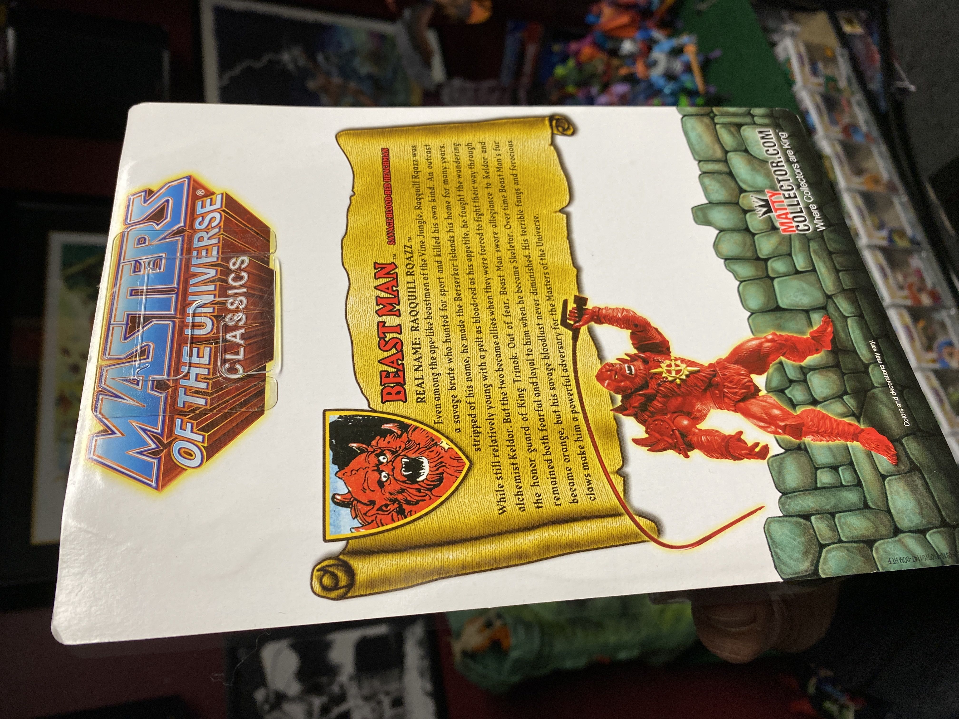 Beast Man - Red - Mattel (Masters Of The Universe Classics) action figure collectible [Barcode 887961398489] - Main Image 2