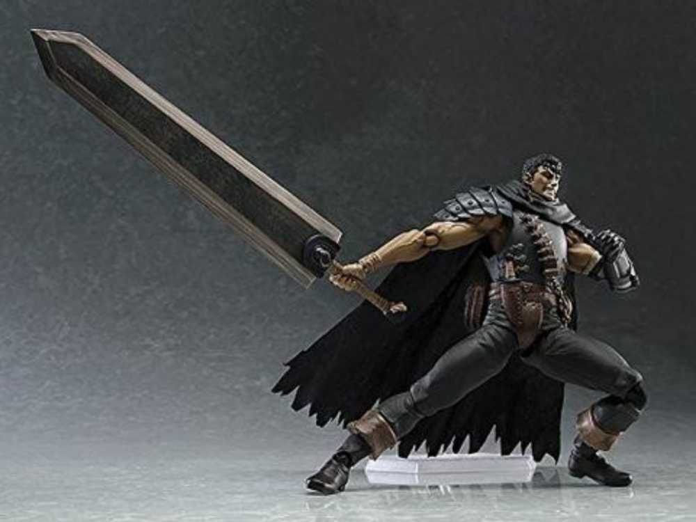 Guts: Black Swordsman (Repaint) - Figma Max Factory (Berserk) action figure collectible [Barcode 4545784065020] - Main Image 3
