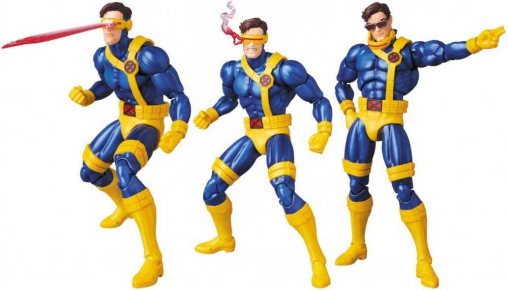 Mafex No. 099 - Cyclops (Comic Version) - Medicom Toy Corporation (X-Men) action figure collectible [Barcode 4530956470993] - Main Image 3