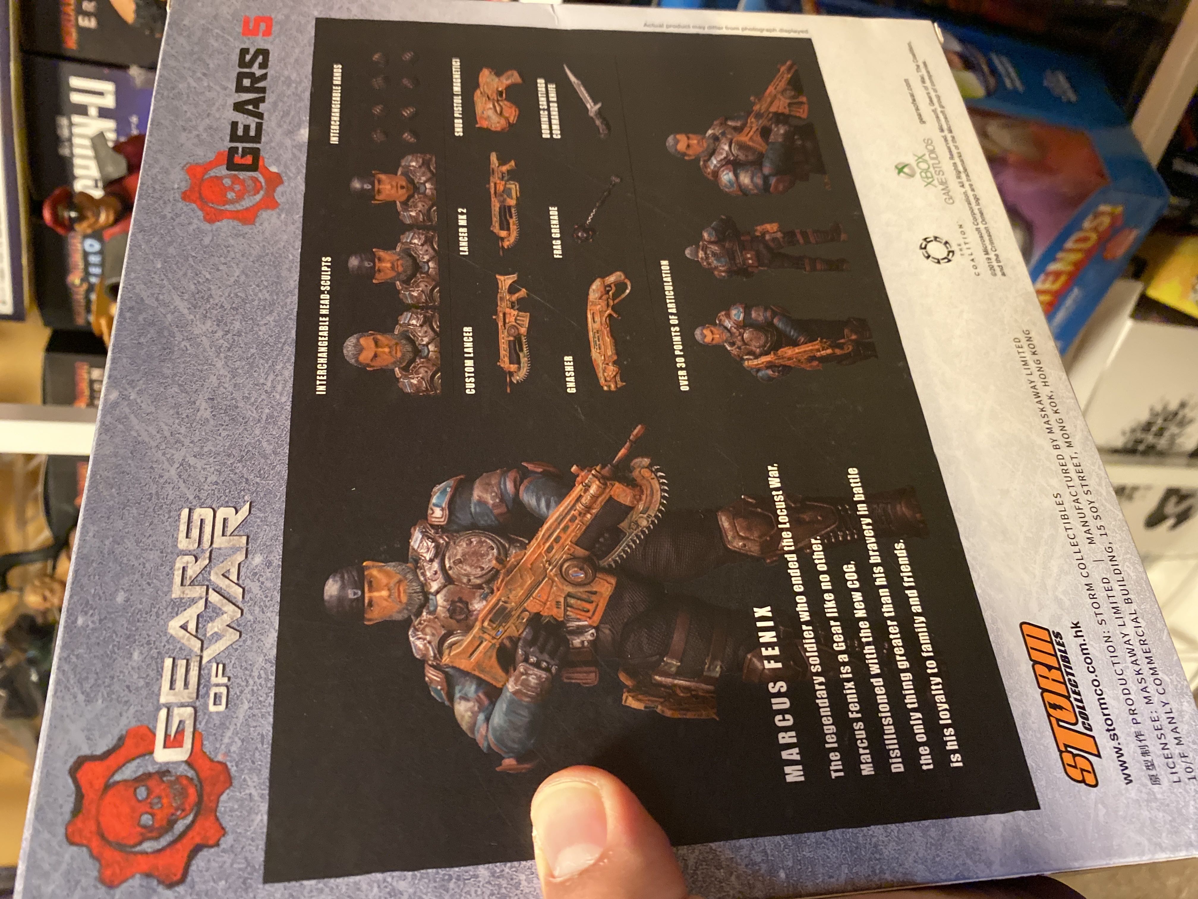 Gears of War Marcus Fenix Action Figure - Storm Collectibles action figure collectible [Barcode 4897072870978] - Main Image 2