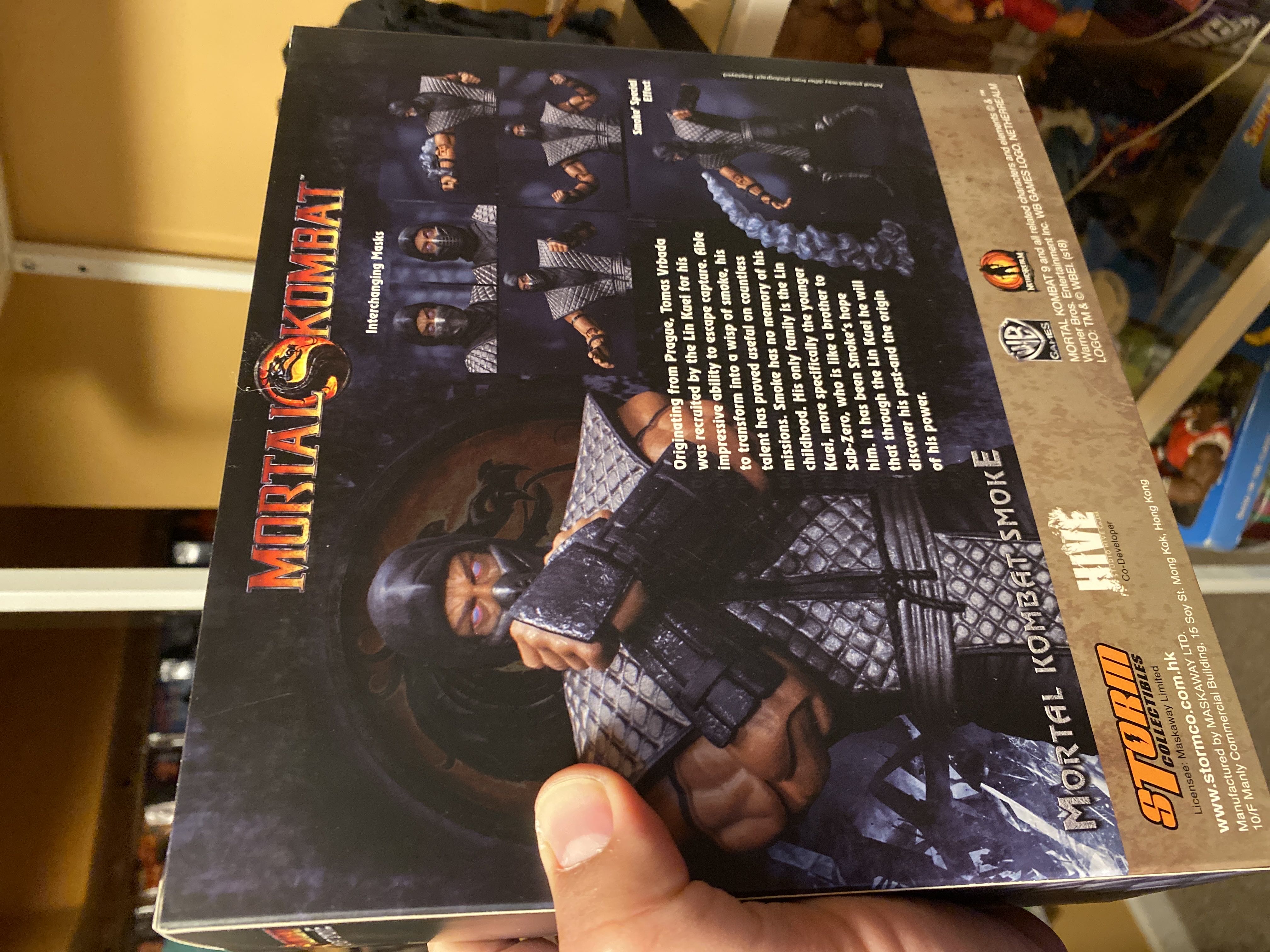 MK: 1:12 Smoke - Storm Collectibles (Mortal Kombat) action figure collectible [Barcode 4897072870794] - Main Image 2