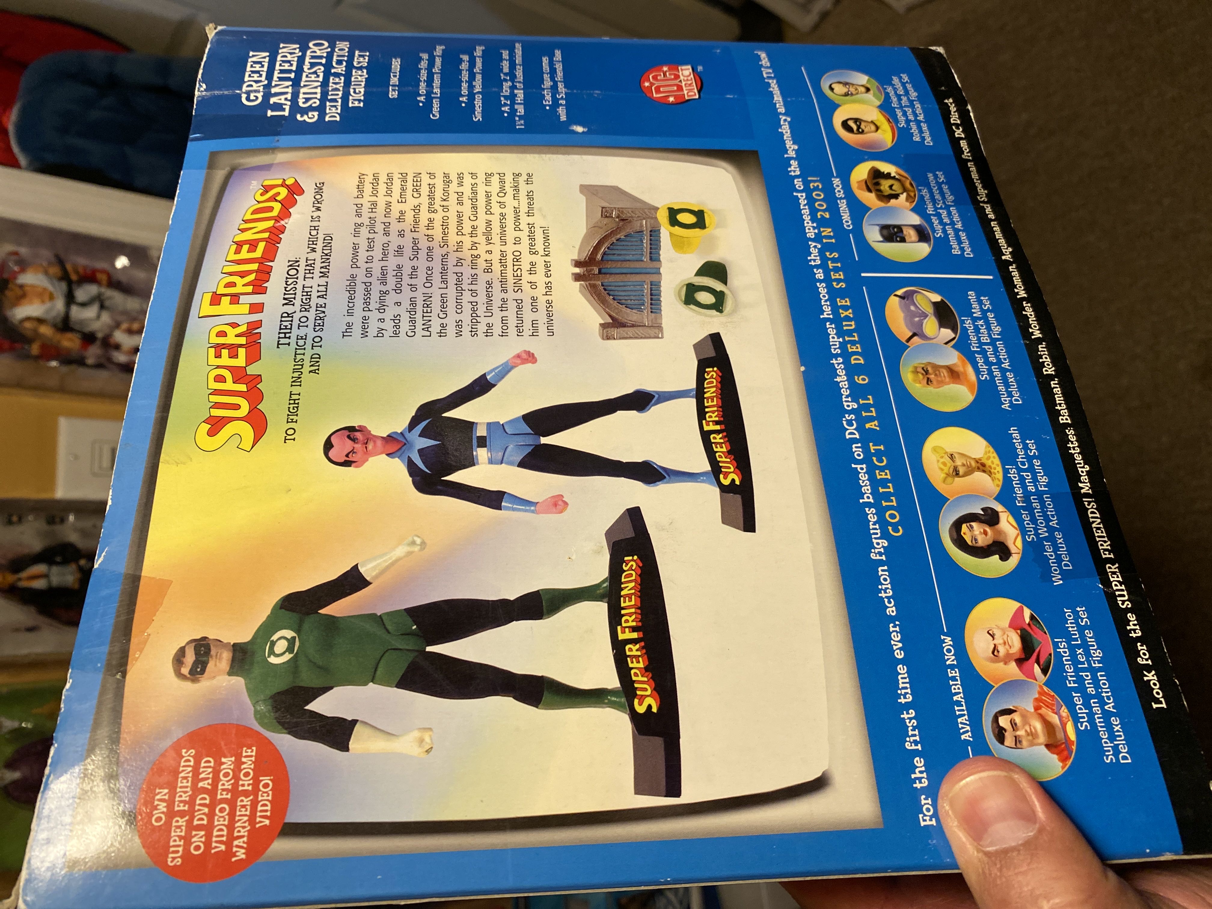 DC Direct Superfriends Green Lantern And Sinestro Set - DC Comics (Superfriends Cartoon Show) action figure collectible - Main Image 2