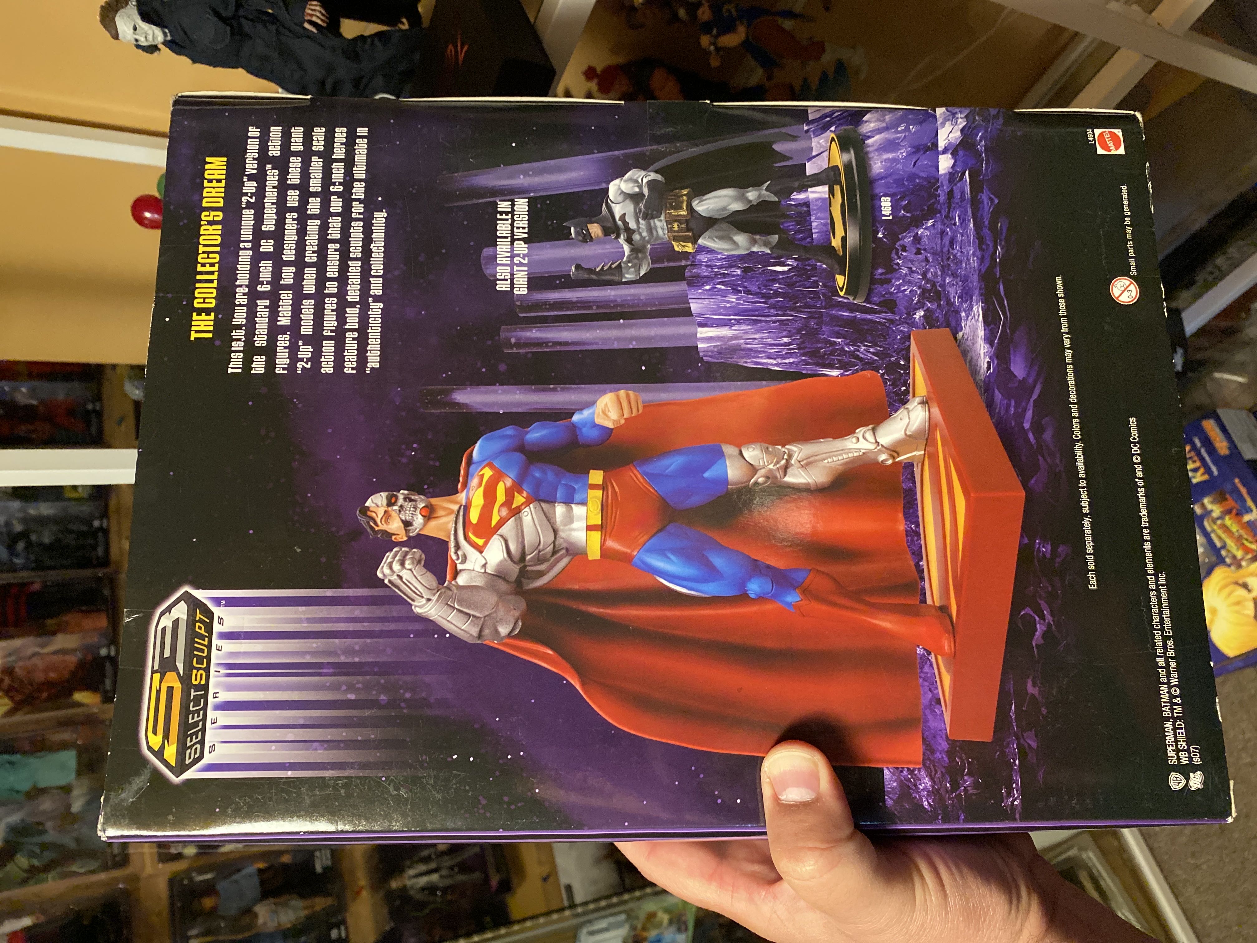 DC Syper Heroes Cyborg Superman 12” S3 - Mattel (DC Super Heroes) action figure collectible [Barcode 027084498394] - Main Image 2