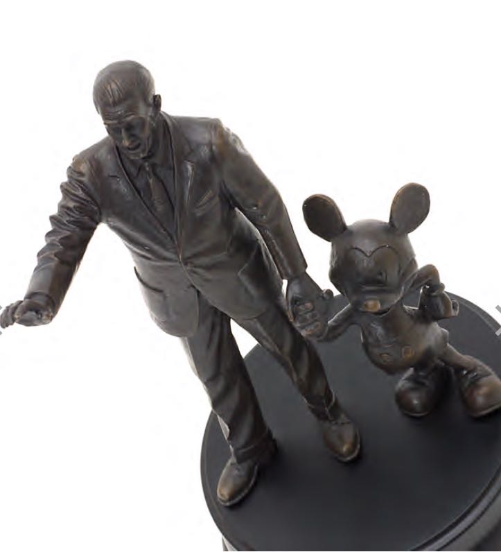 ’’Partners’’ Walt Disney and Mickey Mouse Statue - Disneyland Resort Paris (The Art Of Disney Theme Parks) action figure collectible - Main Image 3