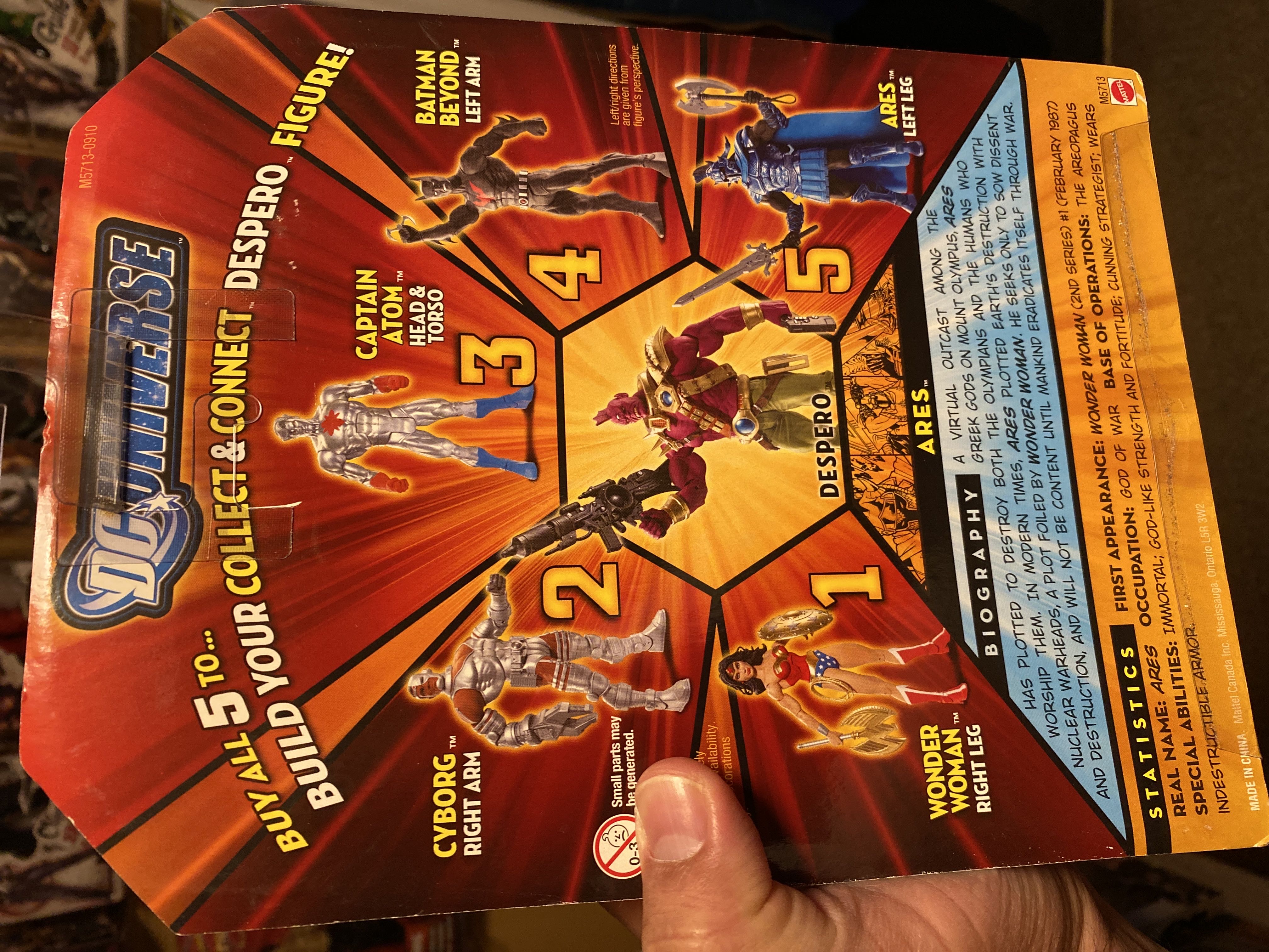 DC Universe Classics: Ares - Mattel (Wave 4) action figure collectible [Barcode 027084596281] - Main Image 2