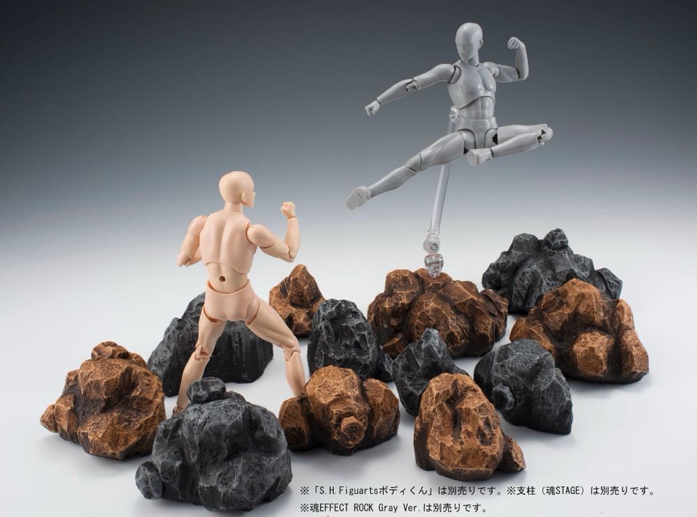 Tamashii Effect Rock (Grey Ver.) - Bandai (Tamashii Effect) action figure collectible [Barcode 4549660225522] - Main Image 3