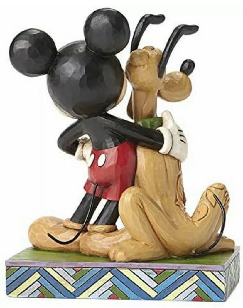 Mickey Mouse And Pluto - Enesco (Disney Traditions Jim Shore) action figure collectible [Barcode 045544813747] - Main Image 2