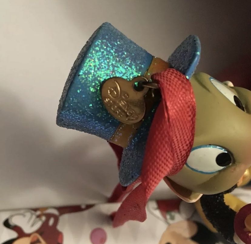 Pinocchio Jiminy Cricket - Disney Theme Park Merchandise (SKETCHBOOK CHRISTMAS ORNAMENT) action figure collectible - Main Image 4