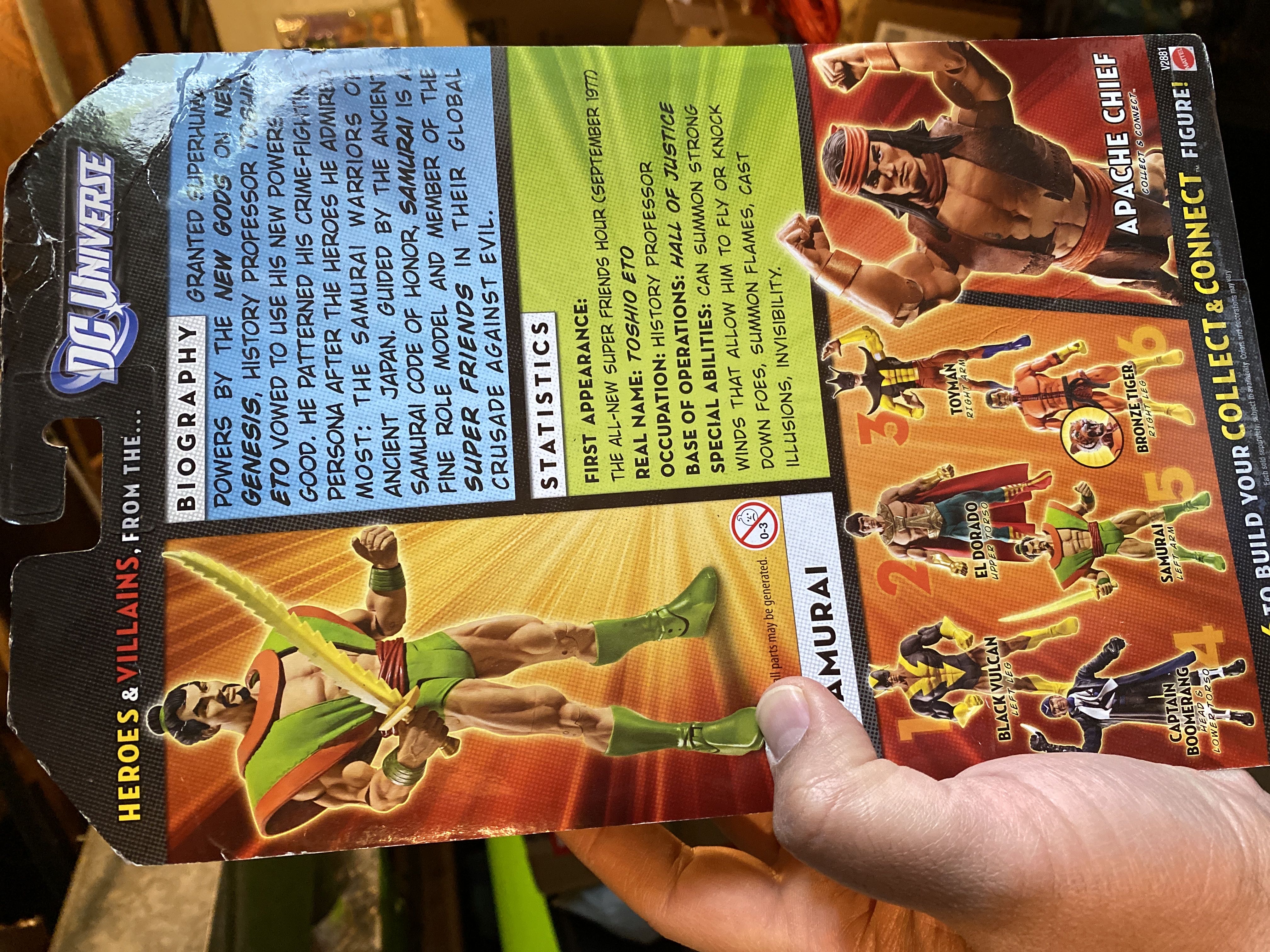 DC Universe Classics Samurai Apache BAF - Mattel action figure collectible [Barcode 027084964981] - Main Image 2