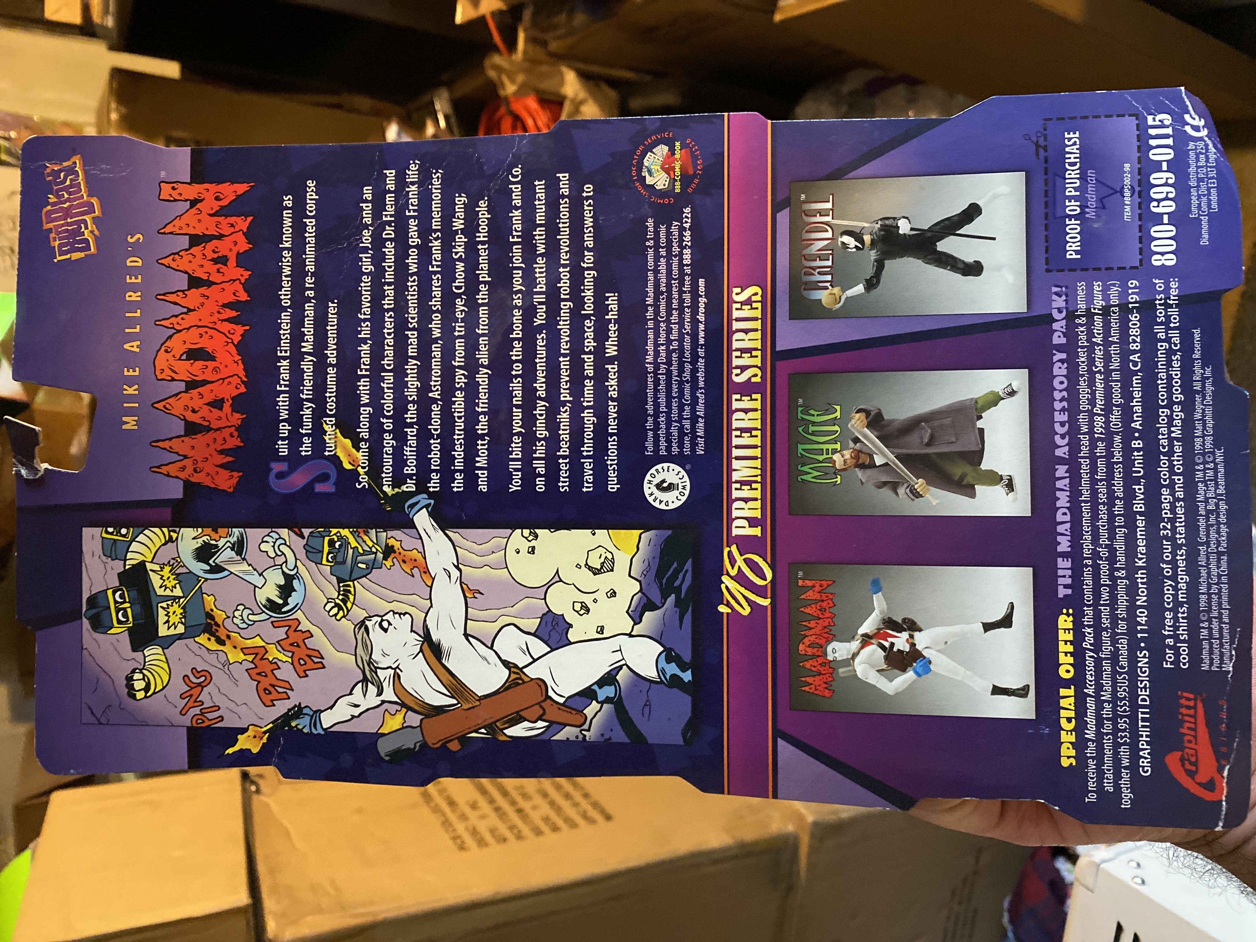 Bigblast Mike Allered’s Madman 98 Premier Series - Graphitti Designs action figure collectible - Main Image 2