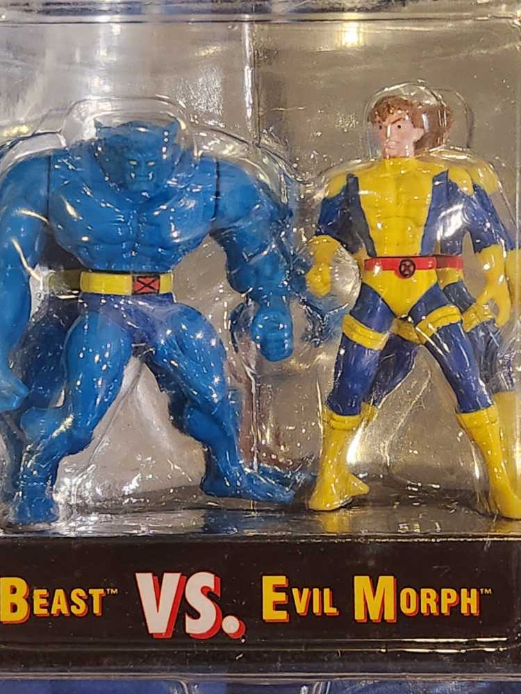 Beast Vs. Evil Morph - Toy Biz (X-Men: Steel Mutants) action figure collectible [Barcode 035112492313] - Main Image 3