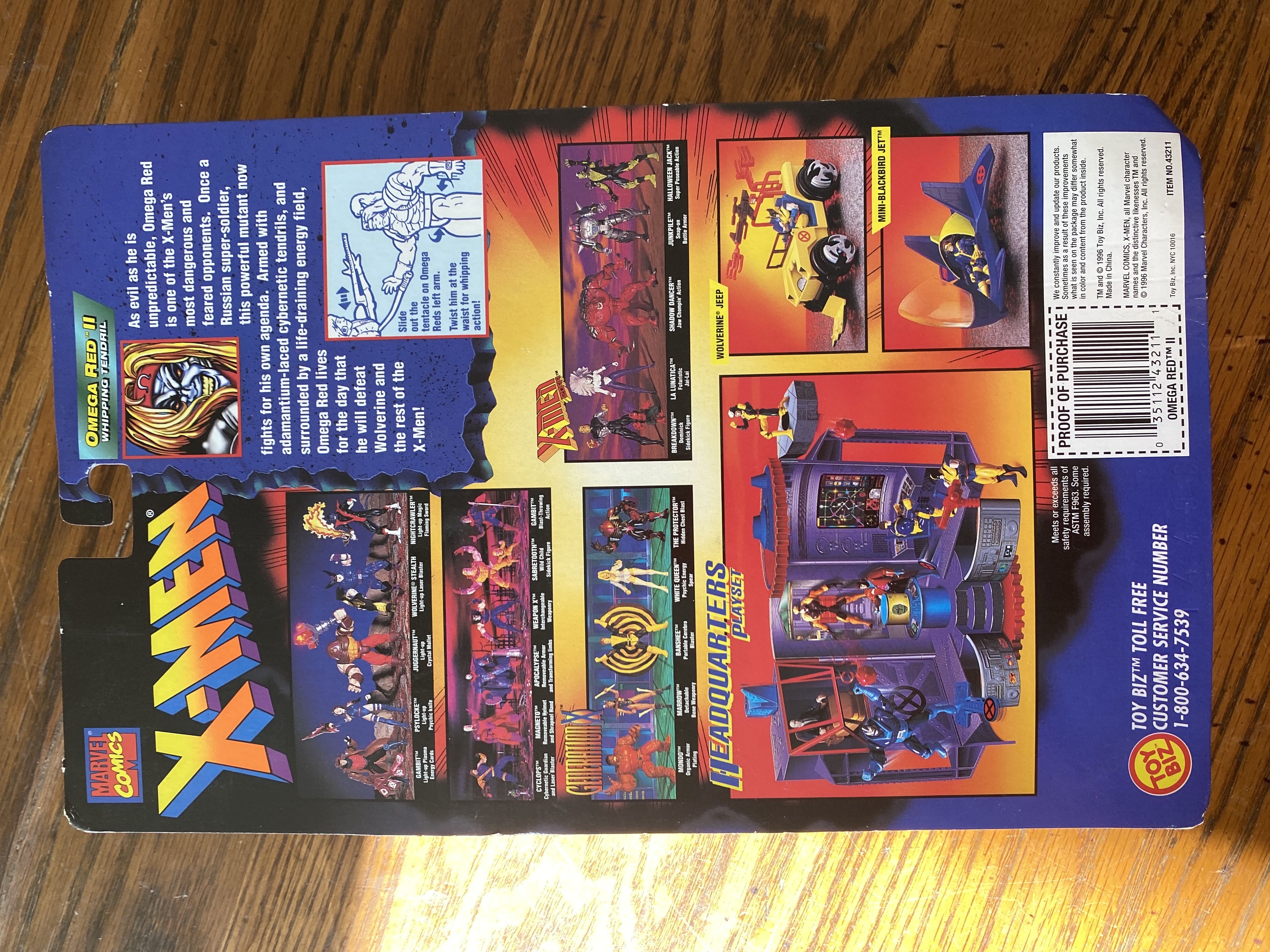 X-Men: Flashback - Toy Biz (Omega Red II) action figure collectible - Main Image 2