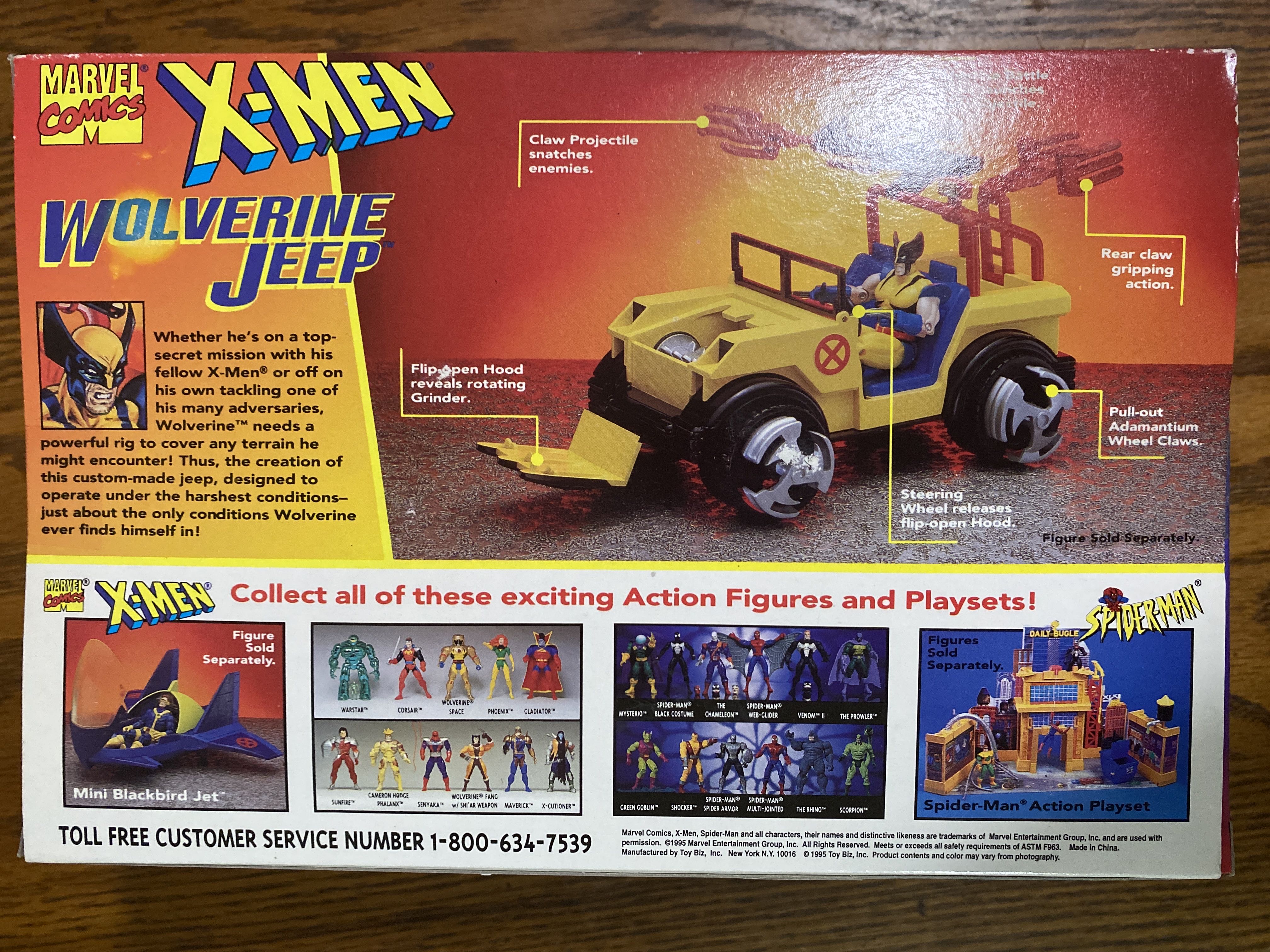 X-Men Wolverine Jeep - Toybiz (Marvel X-Men) action figure collectible [Barcode 035112496854] - Main Image 2