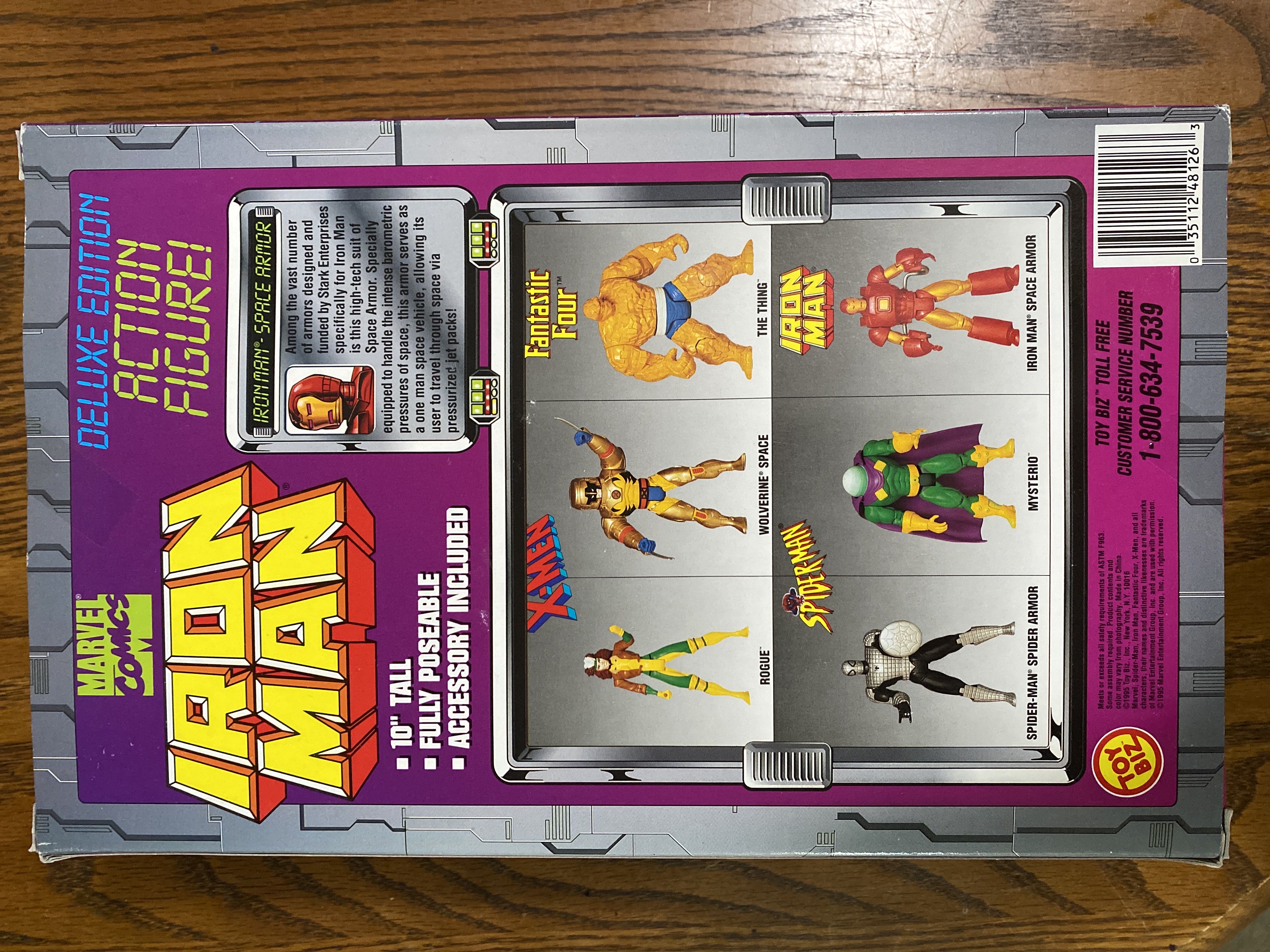 Iron Man (10 Inch) - Toy Biz (Iron Man Space Armor) action figure collectible [Barcode 035112481263] - Main Image 2