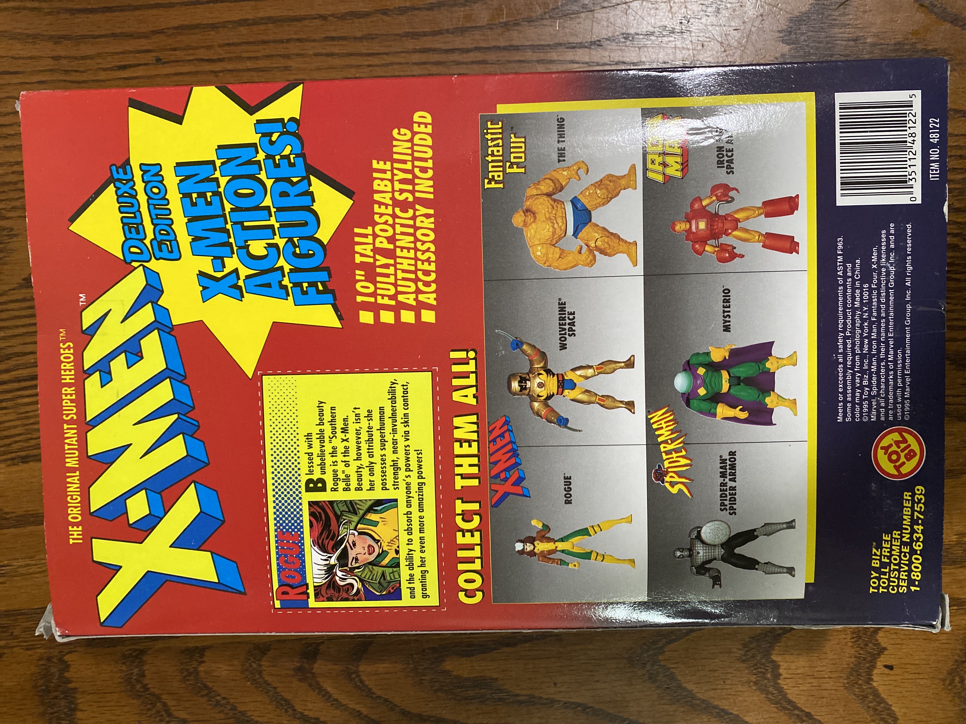 Rogue (Deluxe Edition) - Toy Biz (X-Men: 10” Deluxe Edition) action figure collectible [Barcode 035112481225] - Main Image 2