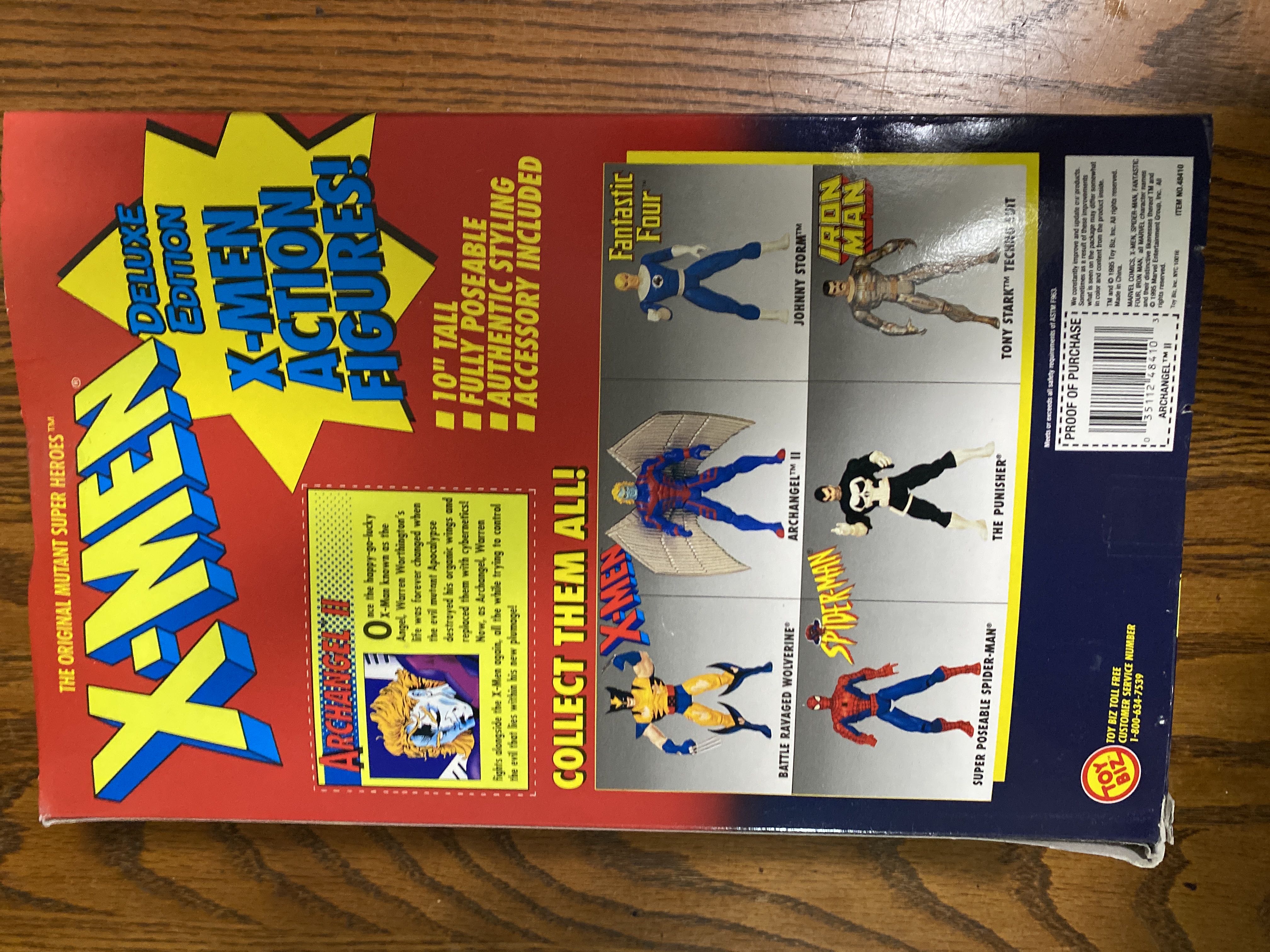 X-Men (10 Inch) - Toy Biz (Archangel) action figure collectible [Barcode 035112484103] - Main Image 2