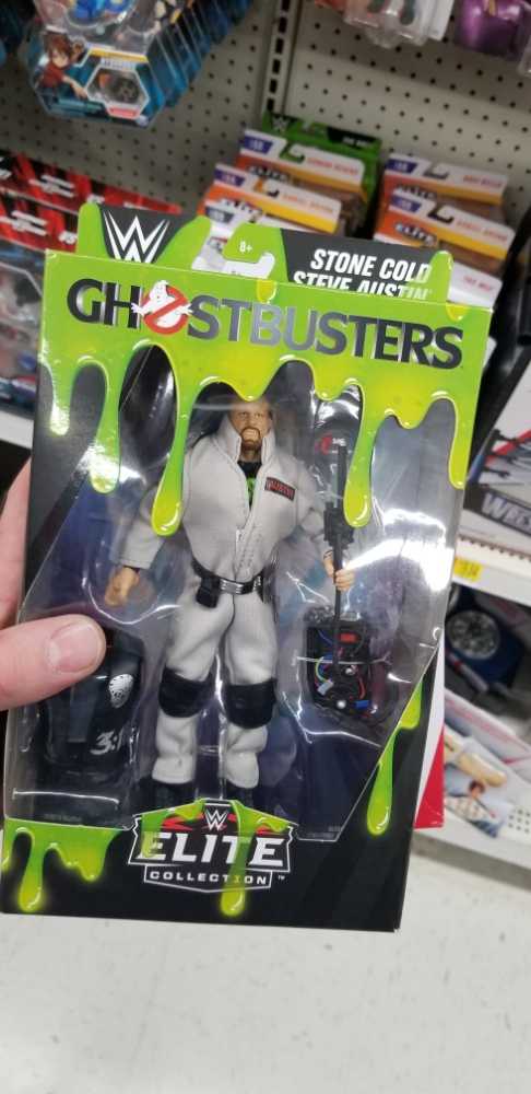 WWE Elite - Ghostbusters Stone Cold Steve Austin - Mattel (WWE Elite Collection - Ghostbusters) action figure collectible [Barcode 887961836493] - Main Image 3