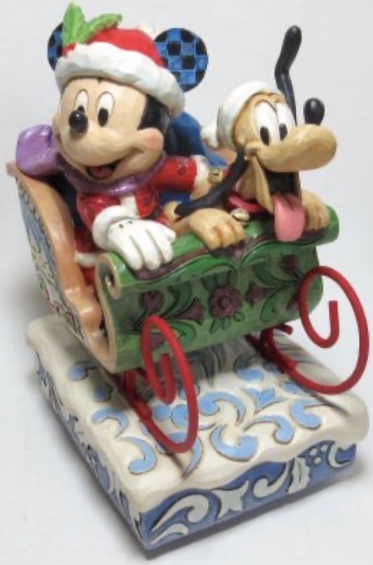 Mickey Mouse And Pluto - Enesco (Disney Traditions Jim Shore) action figure collectible [Barcode 045544849180] - Main Image 3